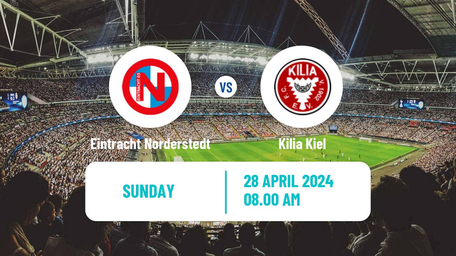 Soccer German Regionalliga North Eintracht Norderstedt - Kilia Kiel