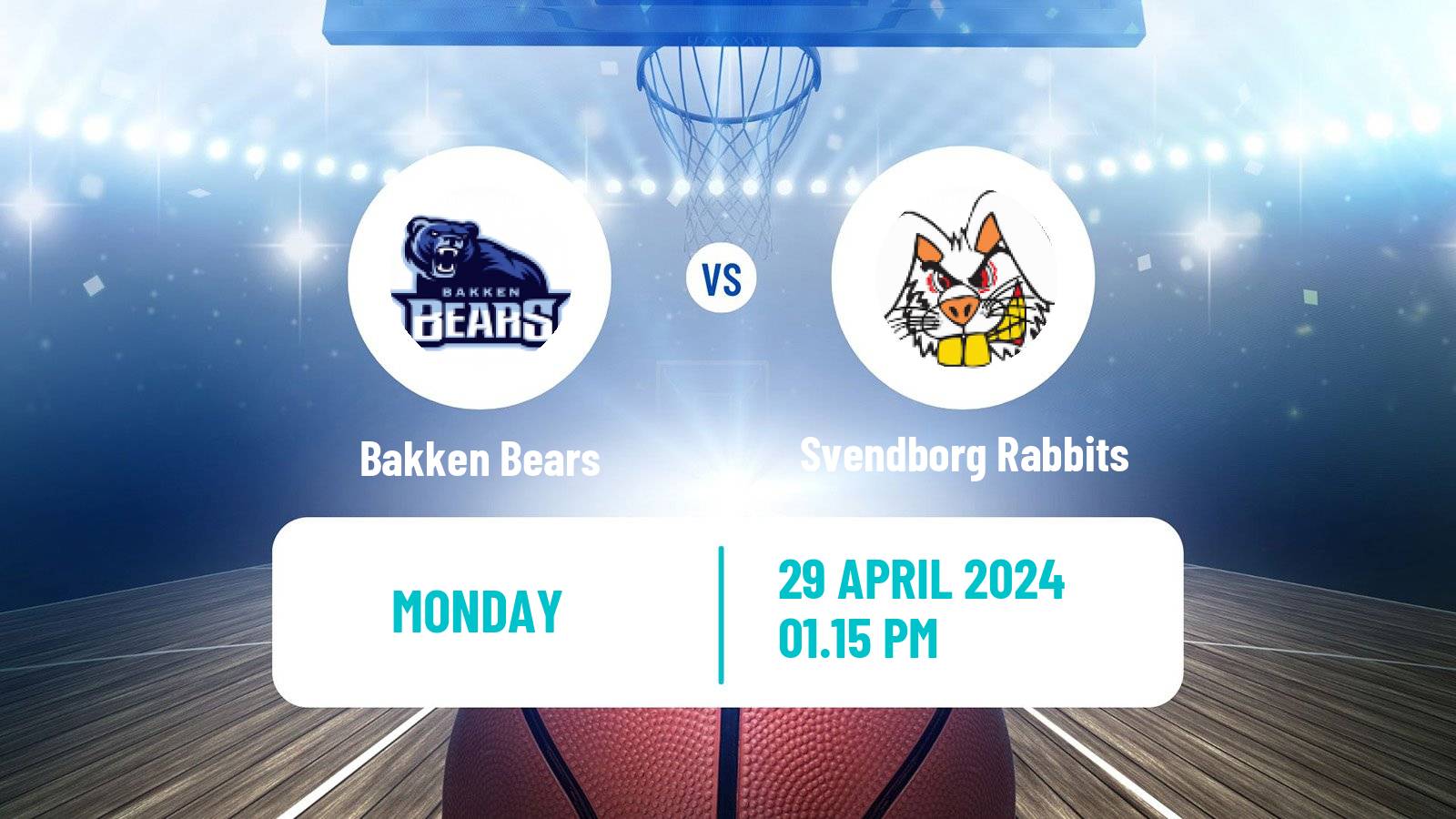Basketball Danish Basketligaen Bakken Bears - Svendborg Rabbits