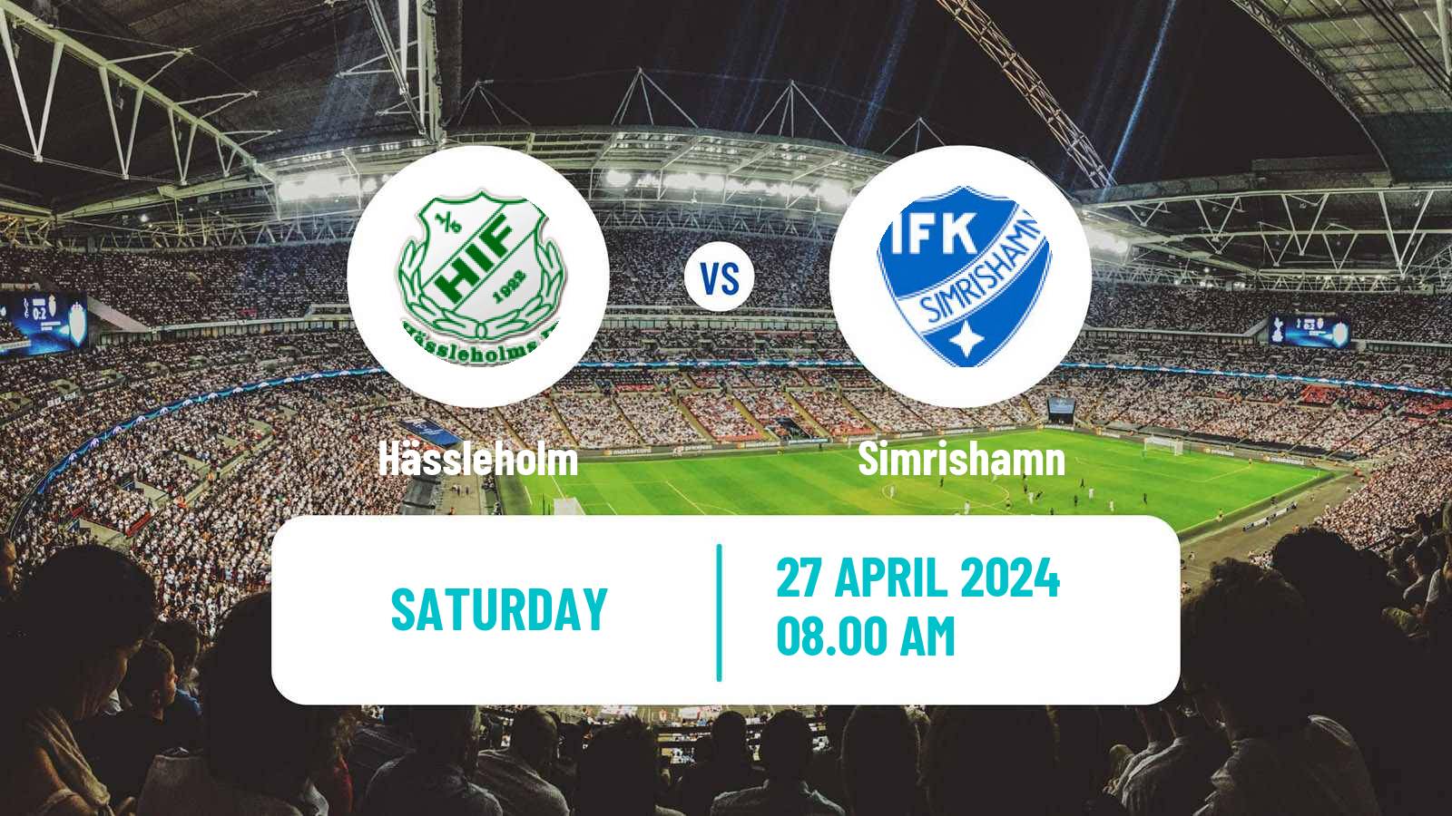 Soccer Swedish Division 2 - Södra Götaland Hässleholm - Simrishamn