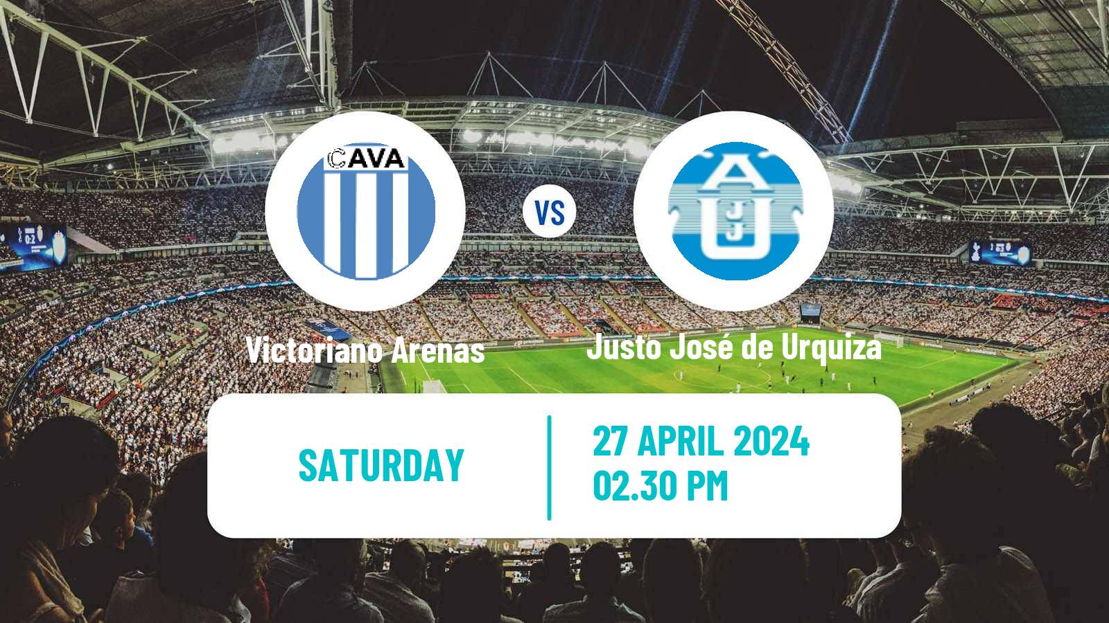 Soccer Argentinian Primera C Victoriano Arenas - Justo José de Urquiza