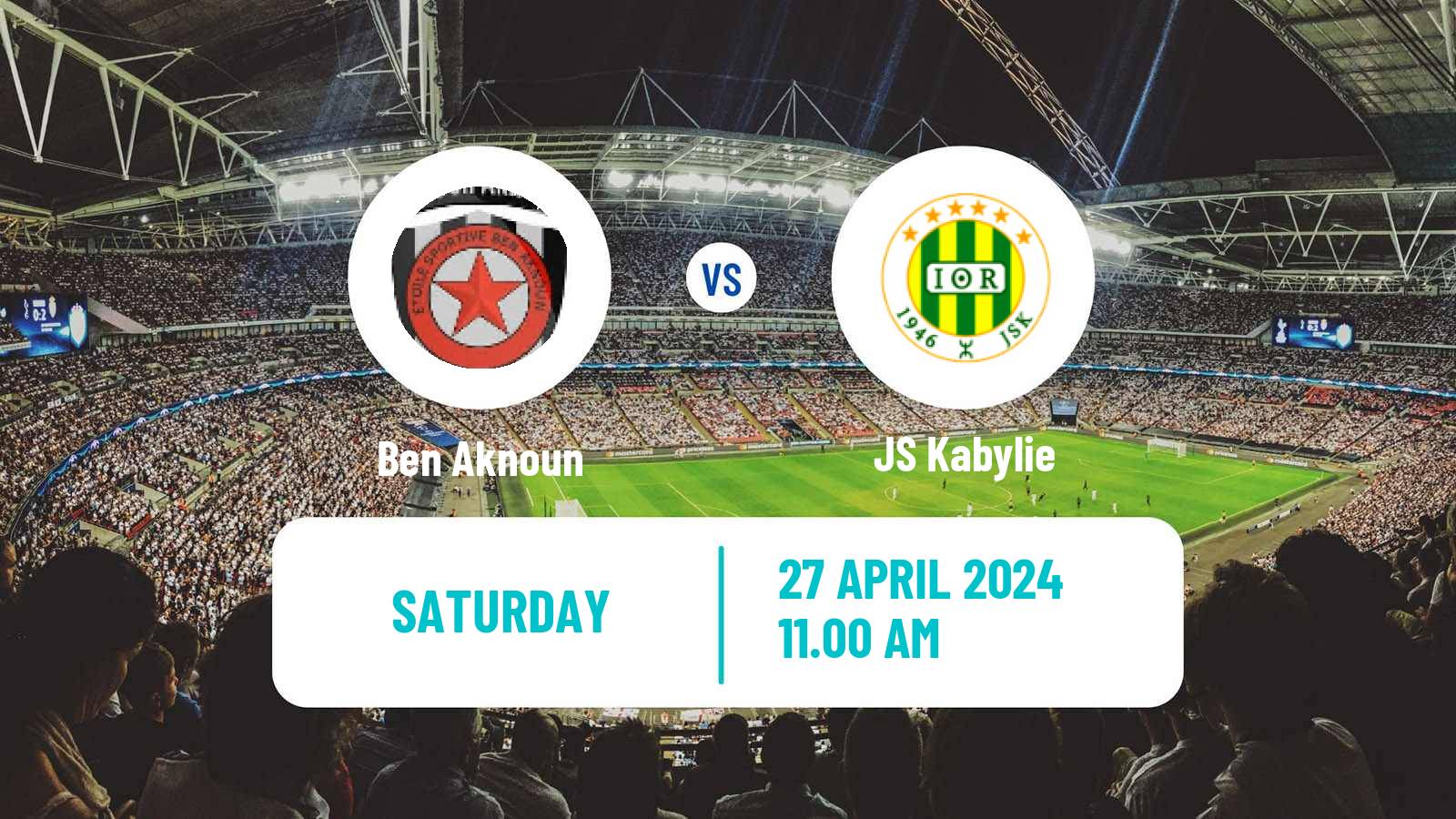 Soccer Algerian Ligue 1 Ben Aknoun - Kabylie