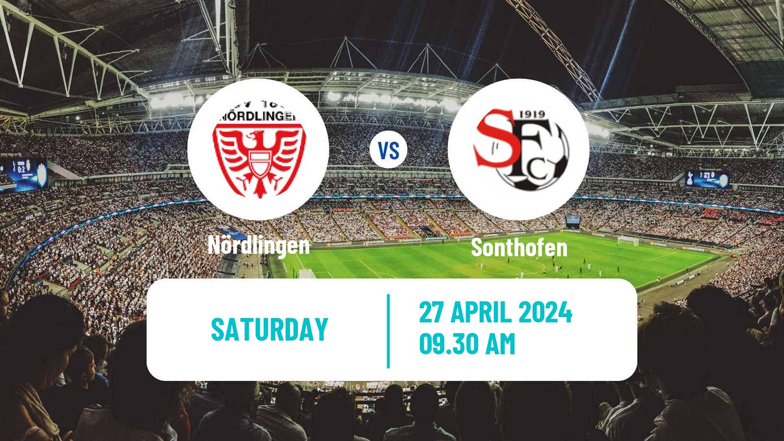 Soccer German Oberliga Bayern Süd Nördlingen - Sonthofen