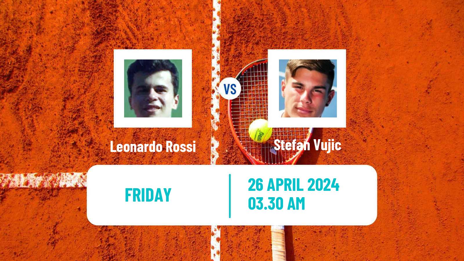 Tennis ITF M15 Kursumlijska Banja 2 Men Leonardo Rossi - Stefan Vujic