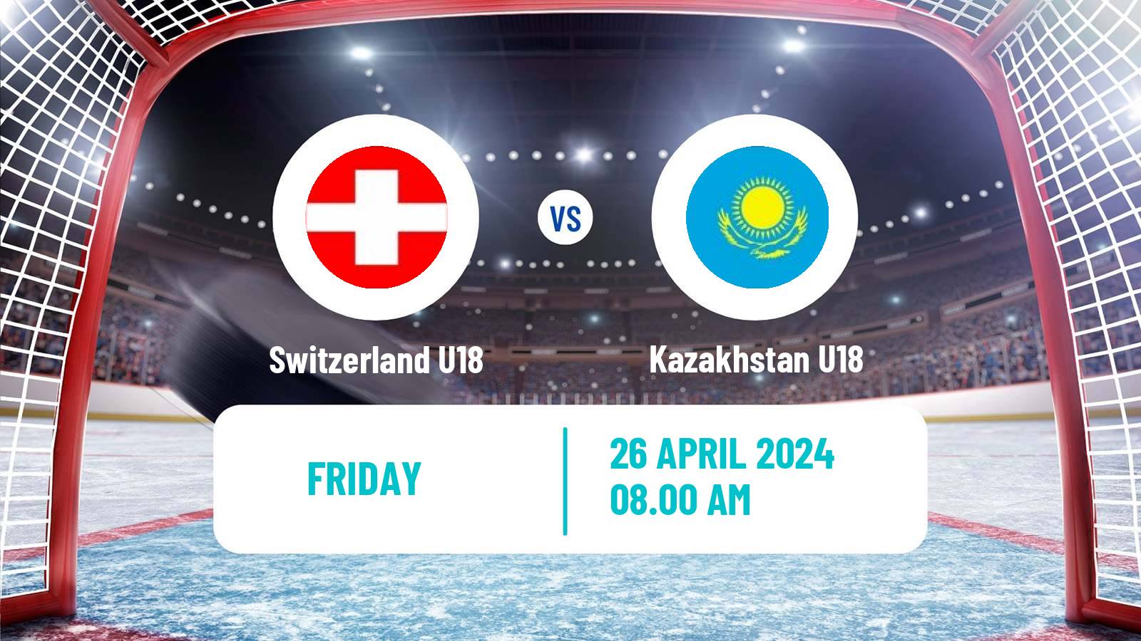 Hockey IIHF World U18 Championship Switzerland U18 - Kazakhstan U18
