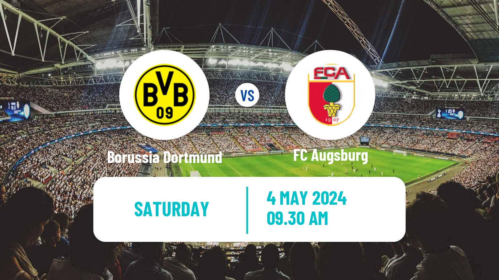 Soccer German Bundesliga Borussia Dortmund - Augsburg