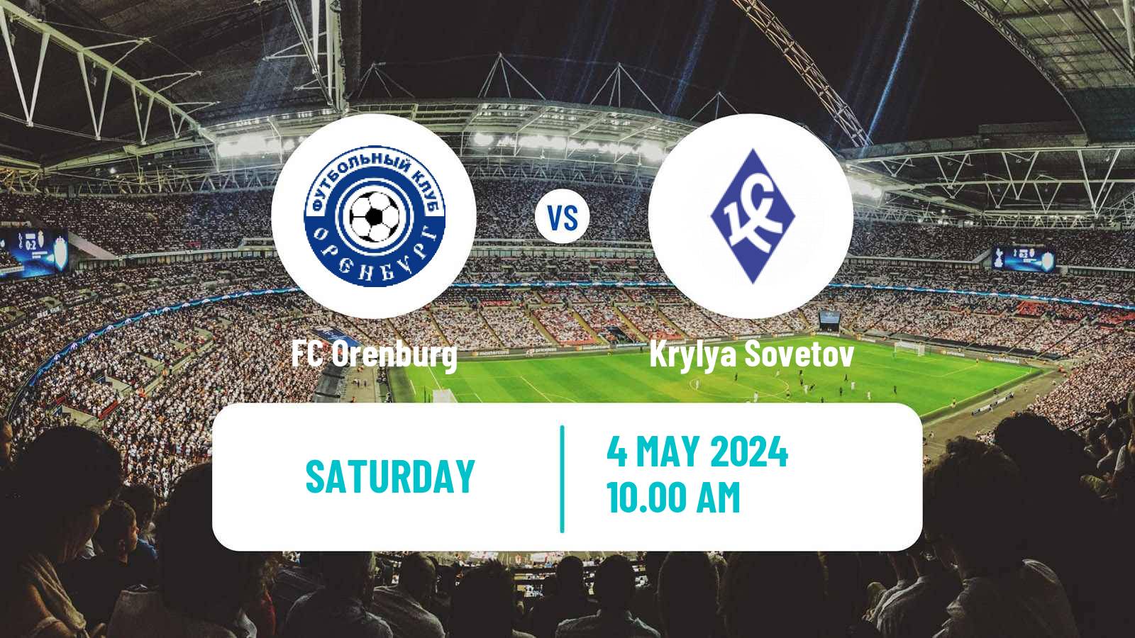 Soccer Russian Premier League Orenburg - Krylya Sovetov