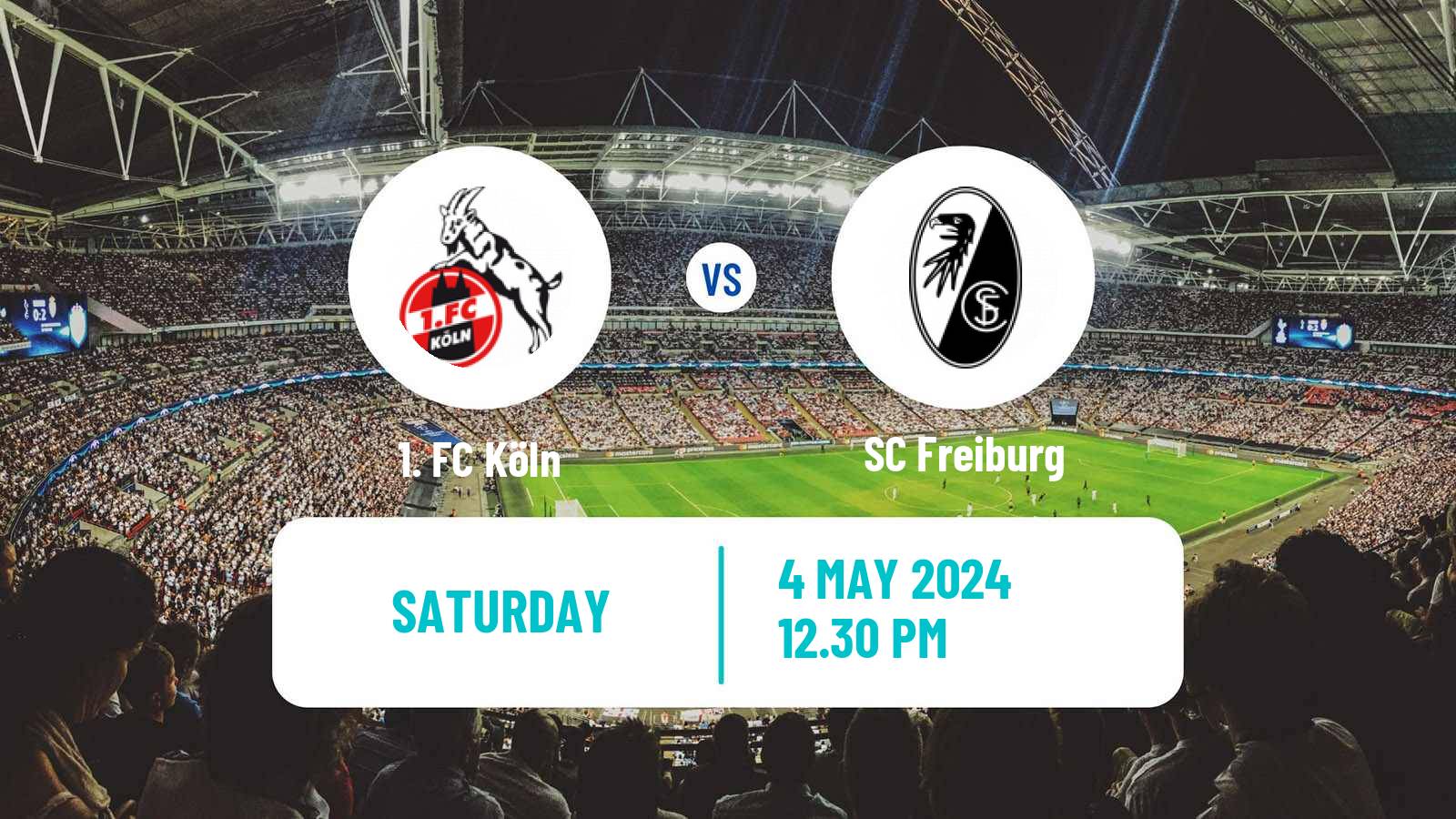 Soccer German Bundesliga Köln - Freiburg