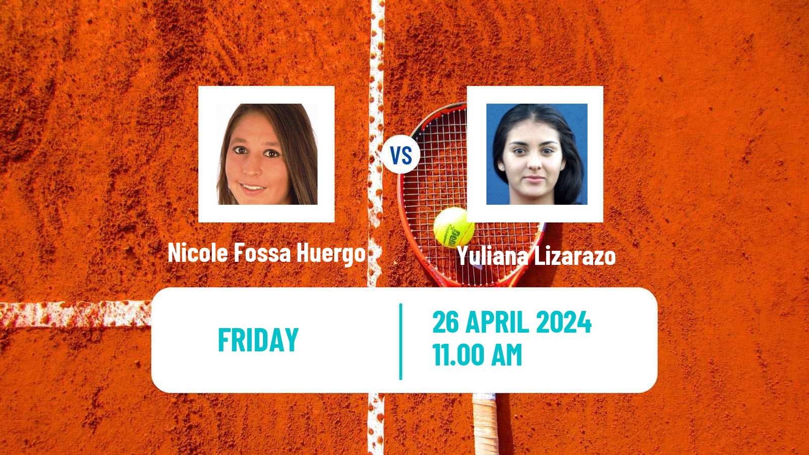 Tennis ITF W35 Mosquera Women Nicole Fossa Huergo - Yuliana Lizarazo