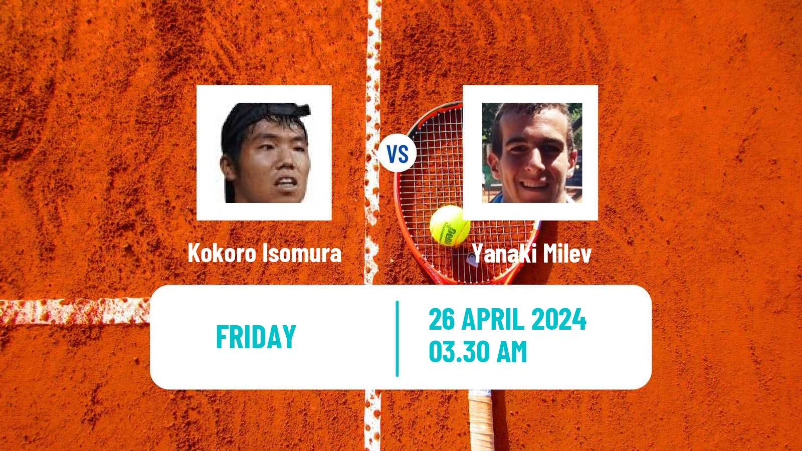 Tennis ITF M15 Antalya 12 Men Kokoro Isomura - Yanaki Milev