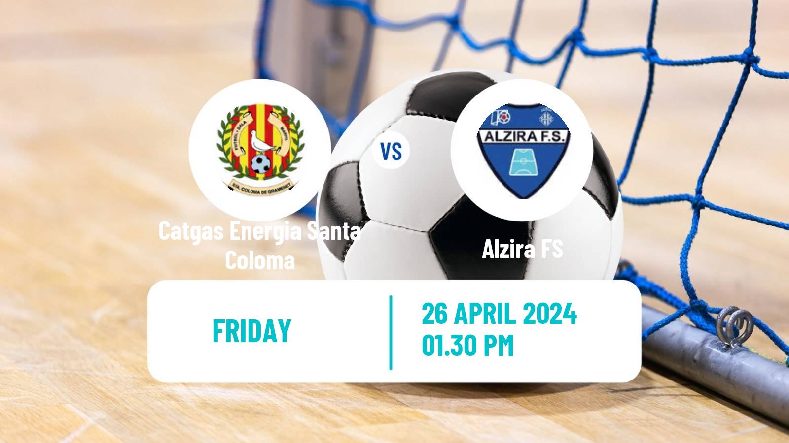 Futsal Spanish Primera Division Futsal Catgas Energia Santa Coloma - Alzira