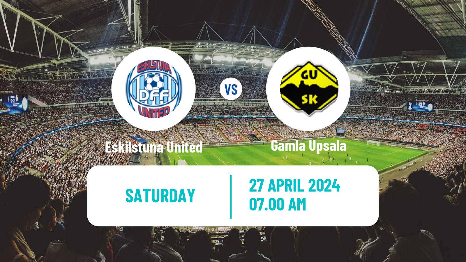 Soccer Swedish Elitettan Women Eskilstuna United - Gamla Upsala