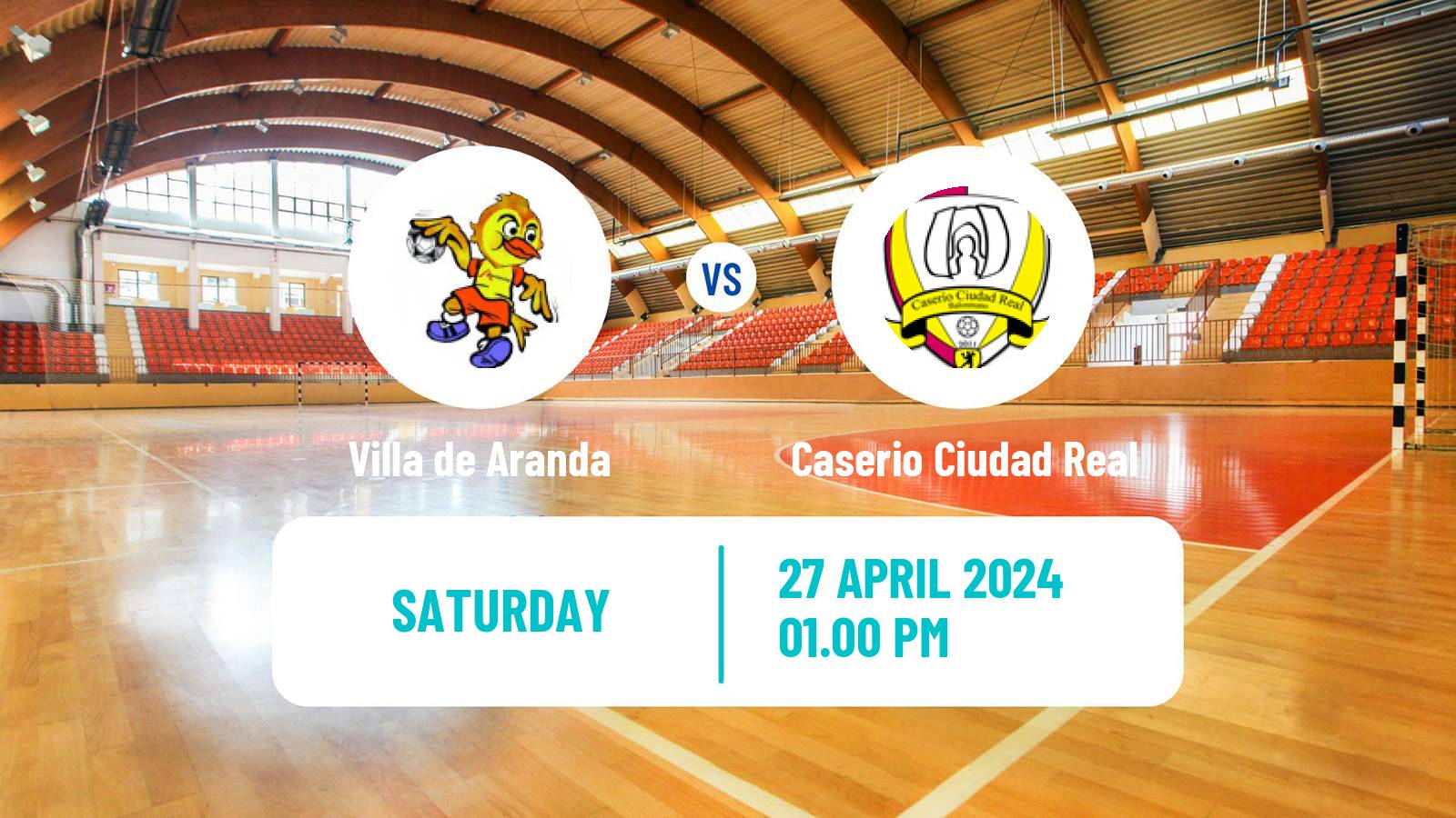 Handball Spanish Division de Honor Plata Handball Villa de Aranda - Caserio Ciudad Real