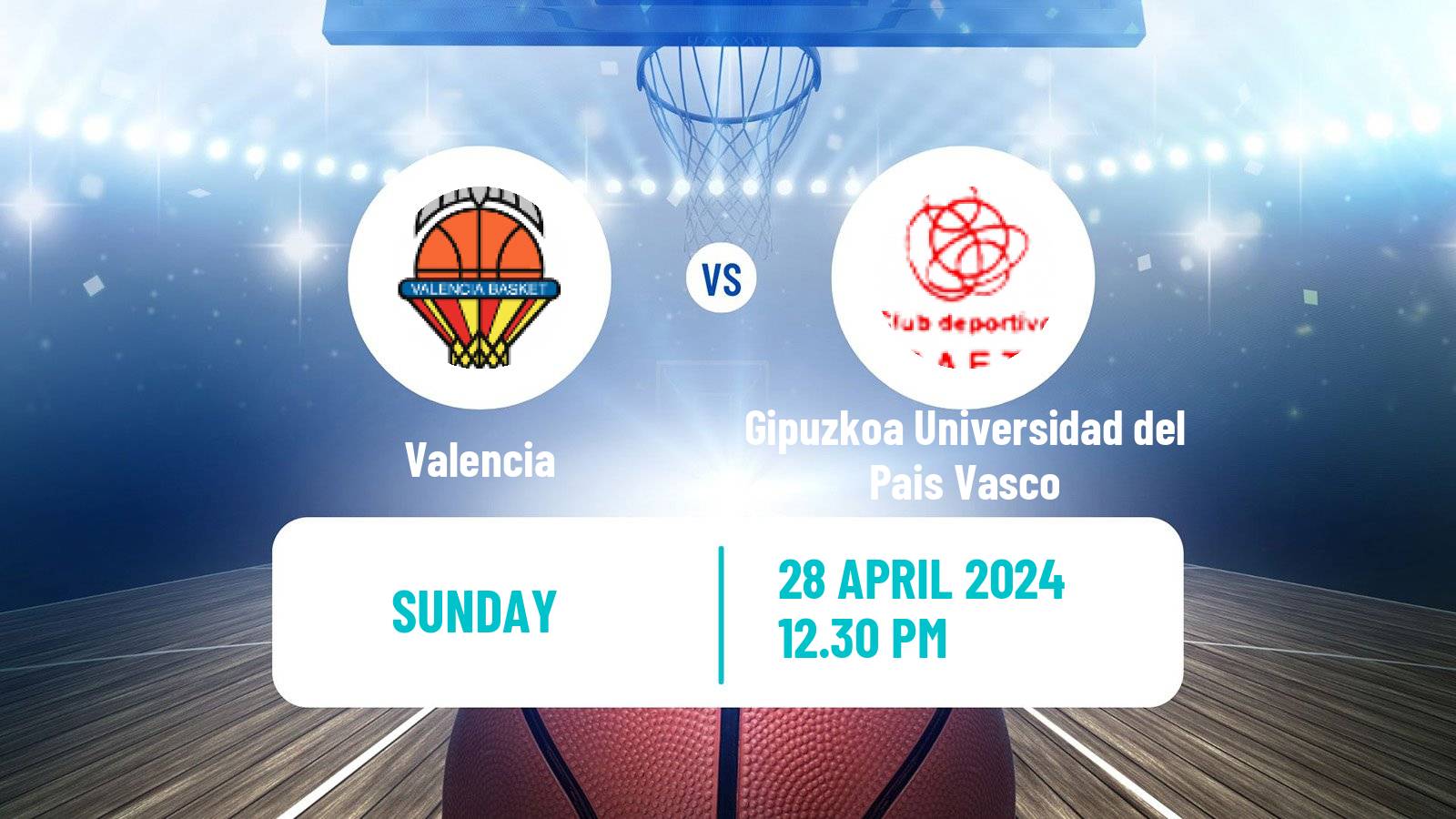 Basketball Spanish Liga Femenina Basketball Valencia - Gipuzkoa Universidad del Pais Vasco