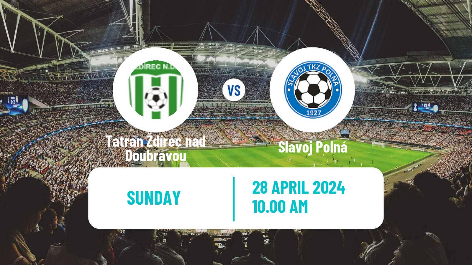 Soccer Czech Division D Tatran Ždírec nad Doubravou - Slavoj Polná