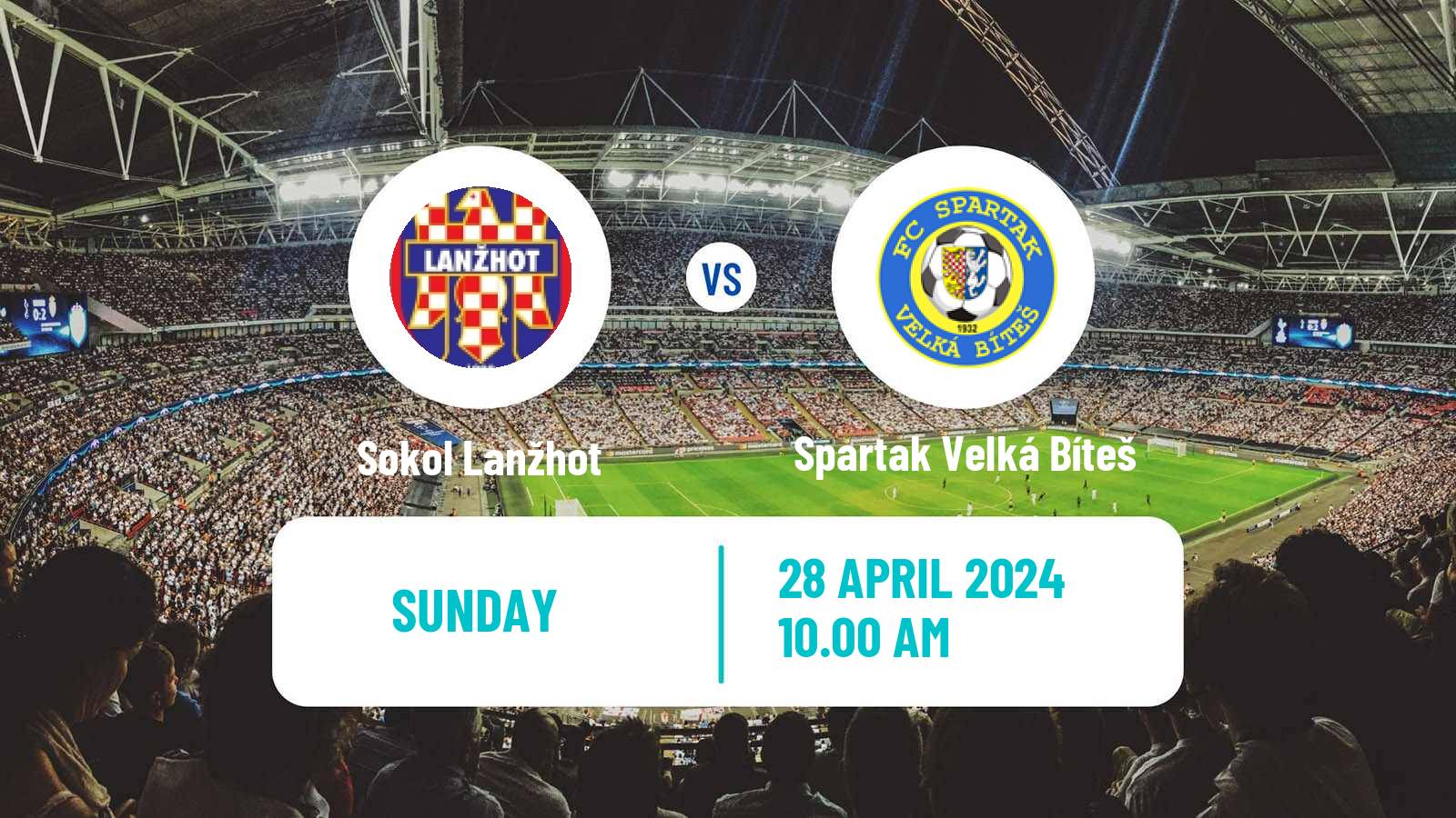 Soccer Czech Division D Sokol Lanžhot - Spartak Velká Bíteš