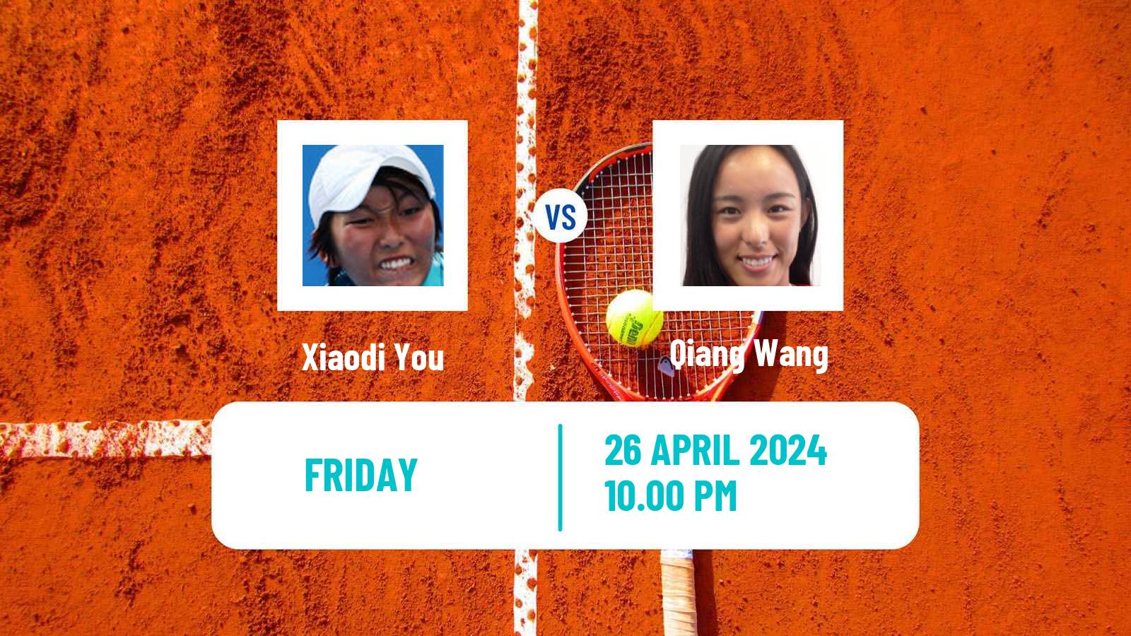 Tennis ITF W50 Wuning Women Xiaodi You - Qiang Wang