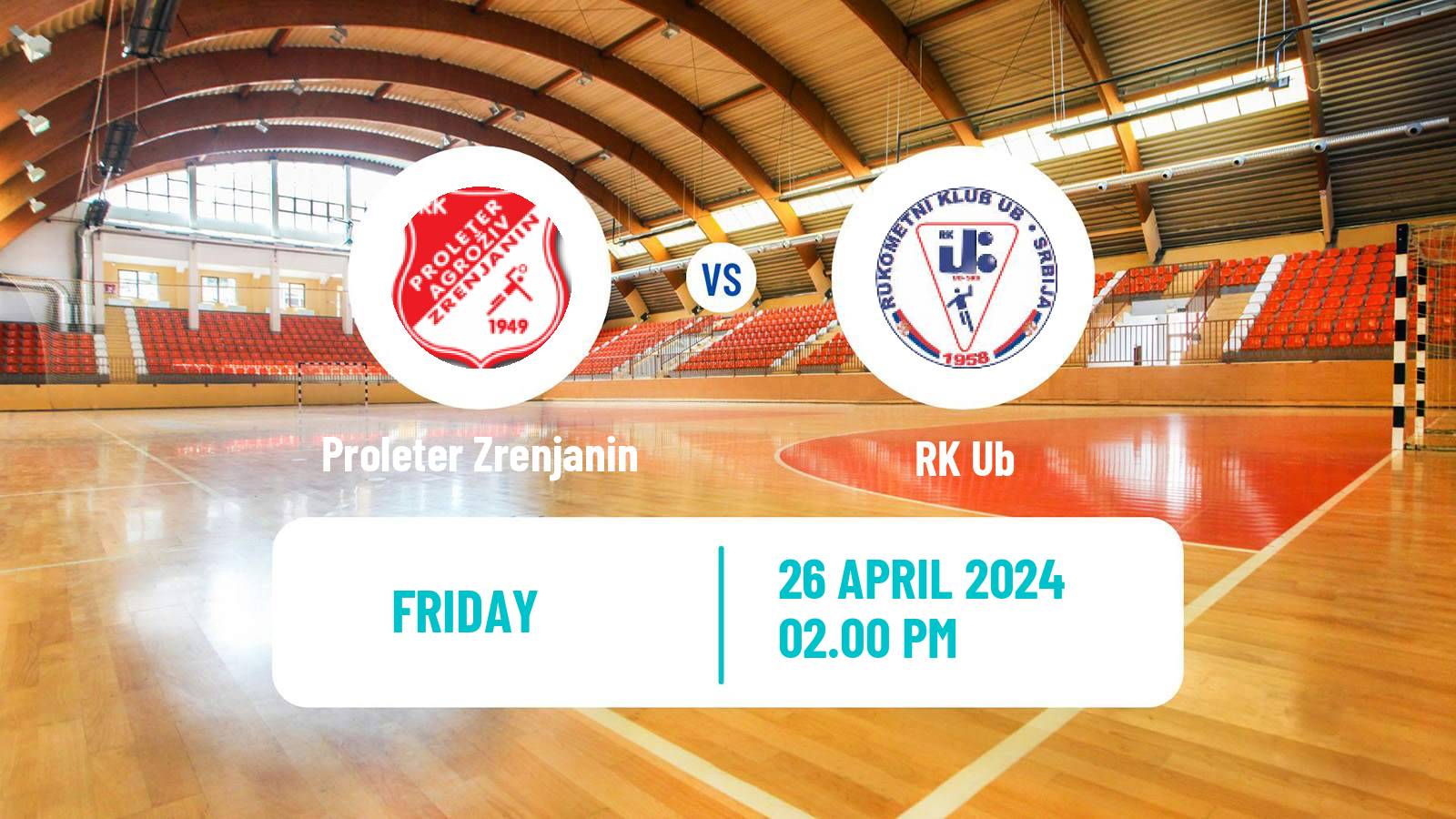 Handball Serbian Superliga Handball Proleter Zrenjanin - Ub