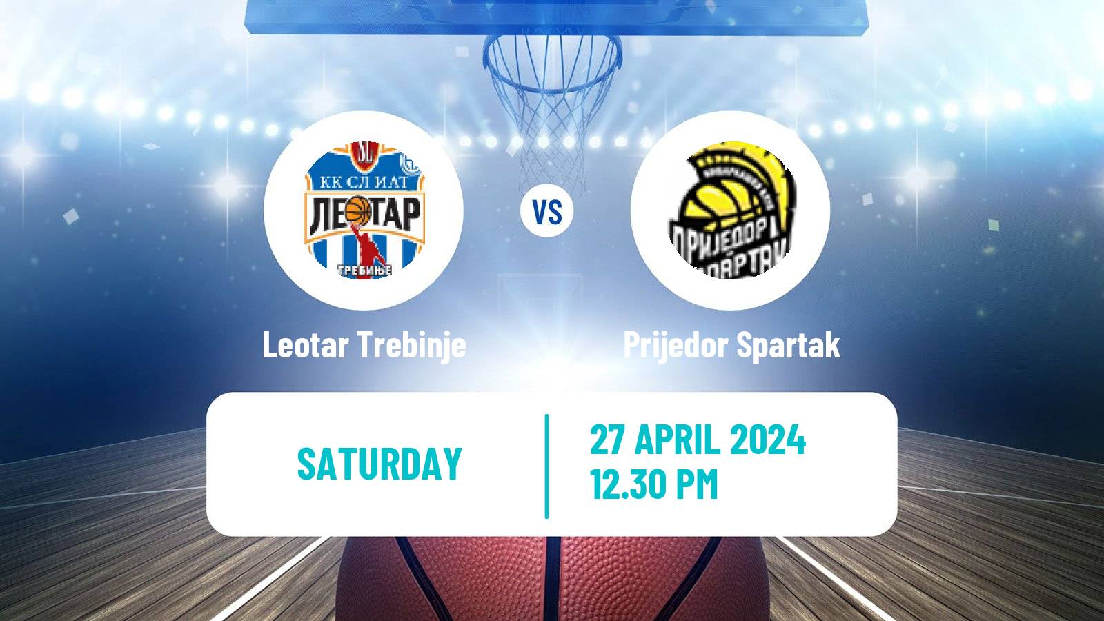 Basketball Bosnian Prvenstvo Basketball Leotar Trebinje - Prijedor Spartak