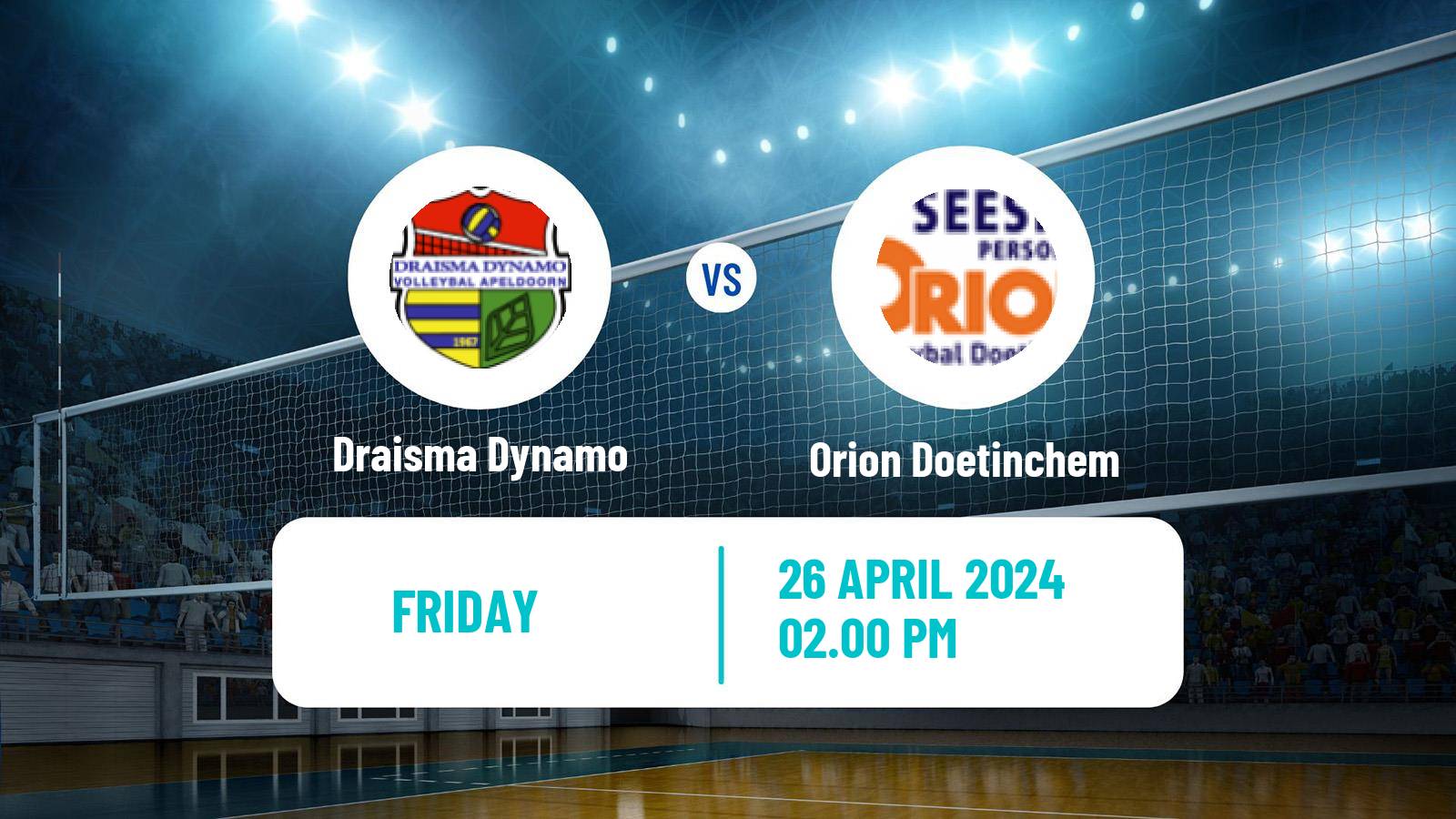 Volleyball Dutch Eredivisie Volleyball Draisma Dynamo - Orion Doetinchem