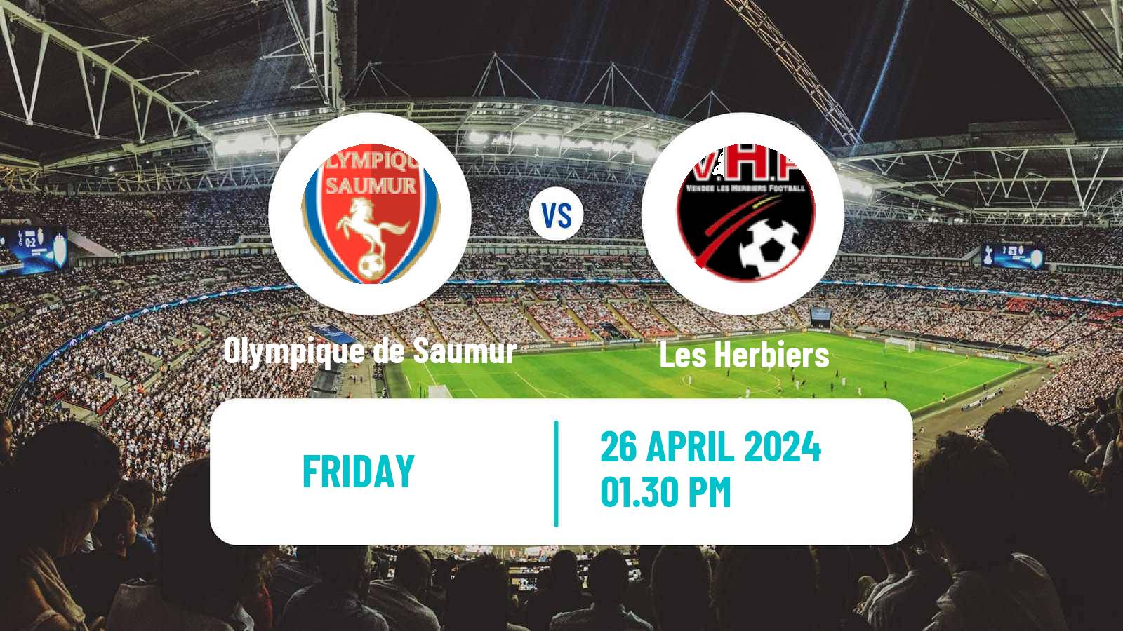 Soccer French National 2 - Group B Olympique de Saumur - Les Herbiers