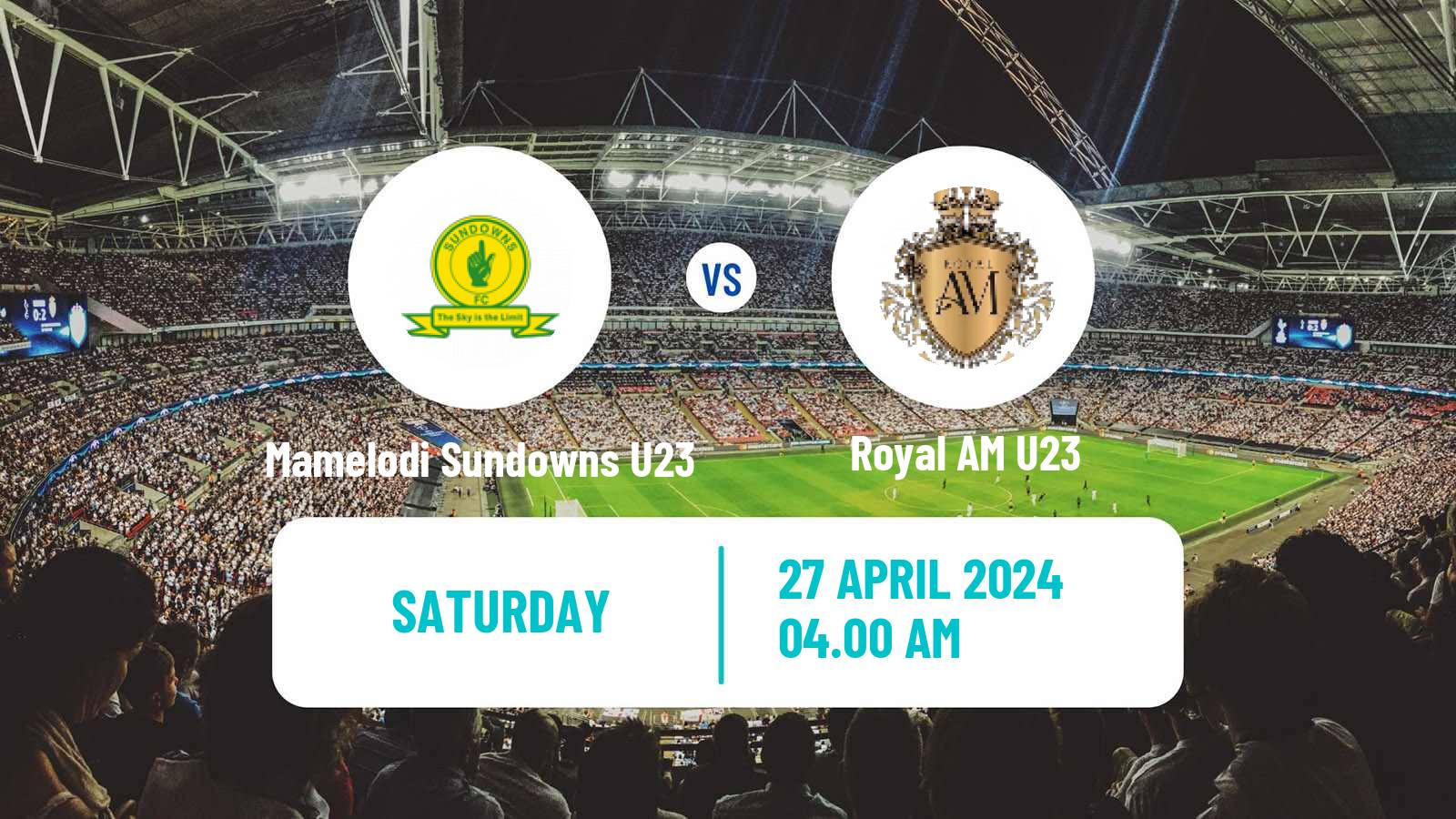 Soccer South African Diski Challenge Mamelodi Sundowns U23 - Royal AM U23