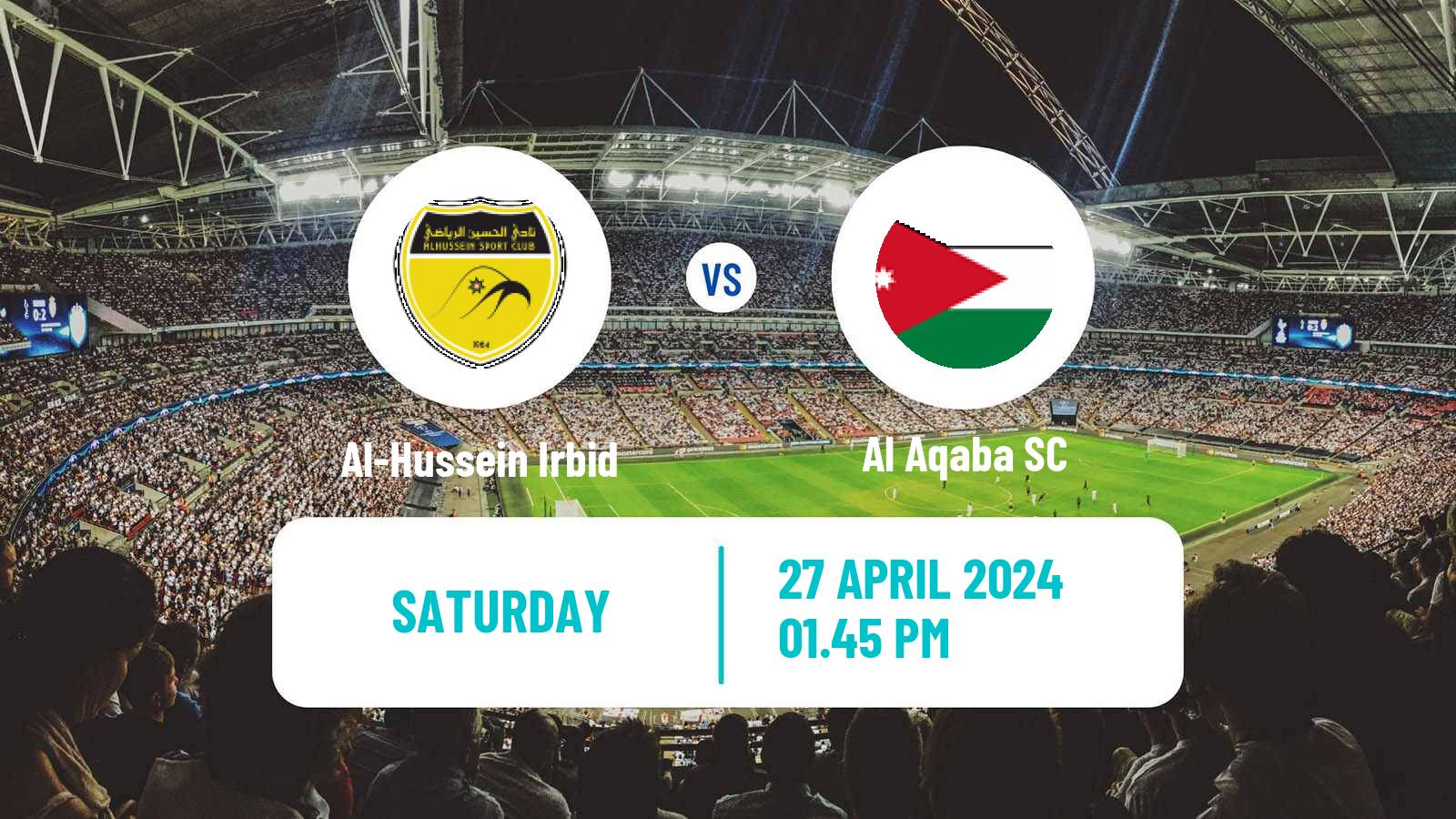 Soccer Jordan Premier League Al-Hussein Irbid - Al Aqaba