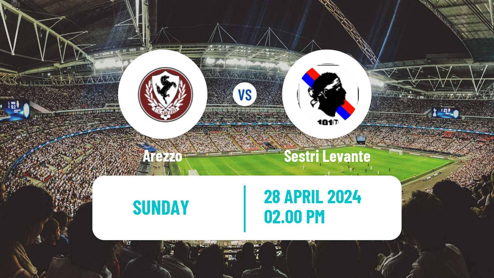 Soccer Italian Serie C Group B Arezzo - Sestri Levante
