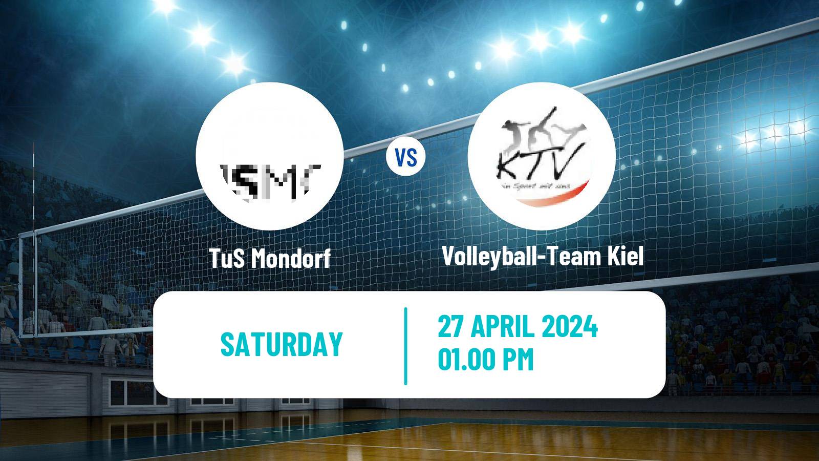 Volleyball German 2 Bundesliga North Volleyball Mondorf - Volleyball-Team Kiel