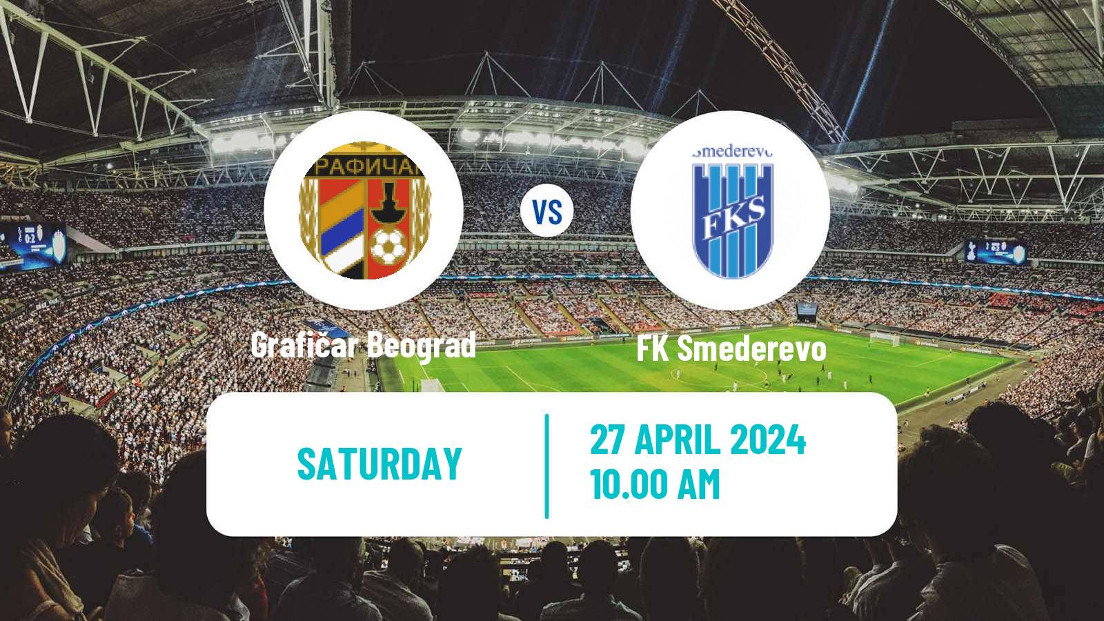Soccer Serbian Prva Liga Grafičar Beograd - Smederevo