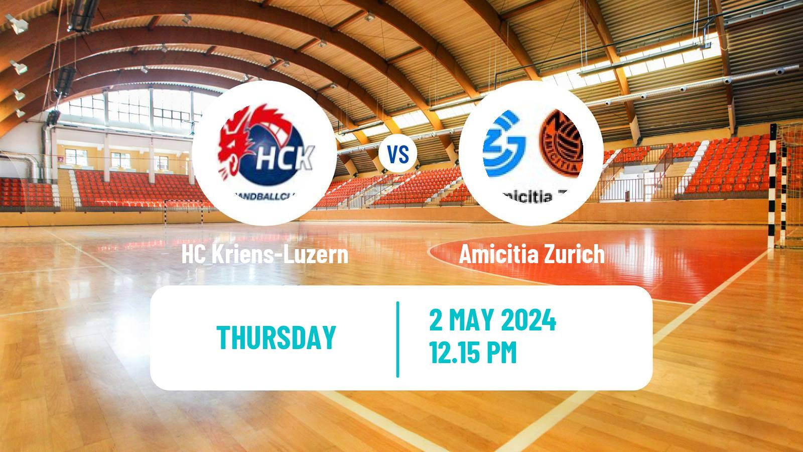 Handball Swiss NLA Handball HC Kriens-Luzern - Amicitia Zurich