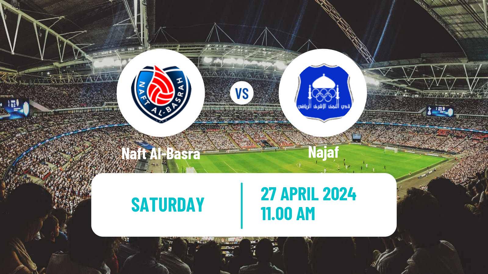 Soccer Iraqi Premier League Naft Al-Basra - Najaf