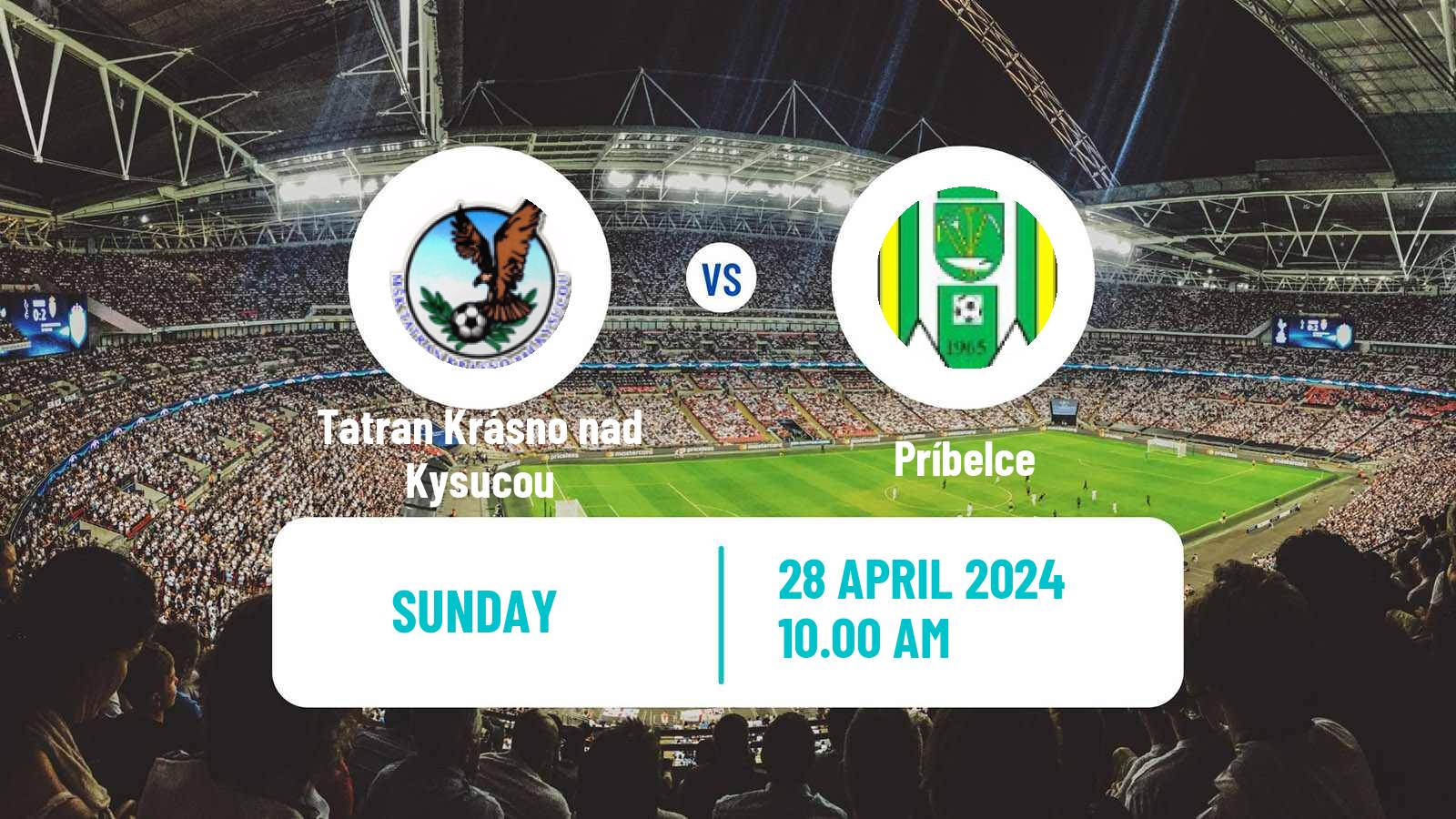 Soccer Slovak 4 Liga Central Tatran Krásno nad Kysucou - Príbelce