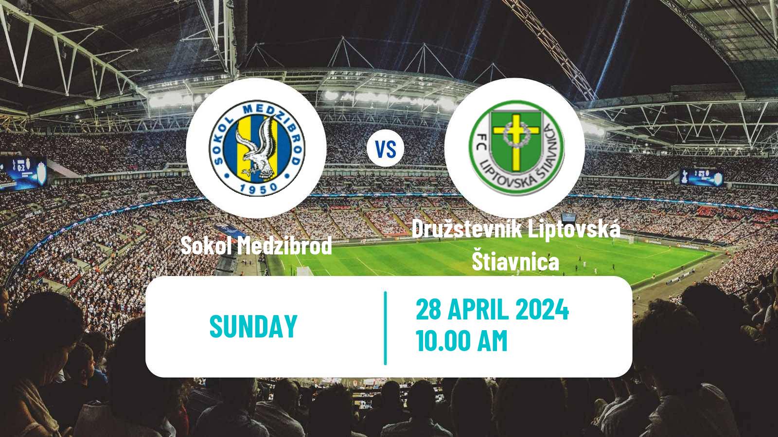 Soccer Slovak 4 Liga Central Sokol Medzibrod - Družstevník Liptovská Štiavnica