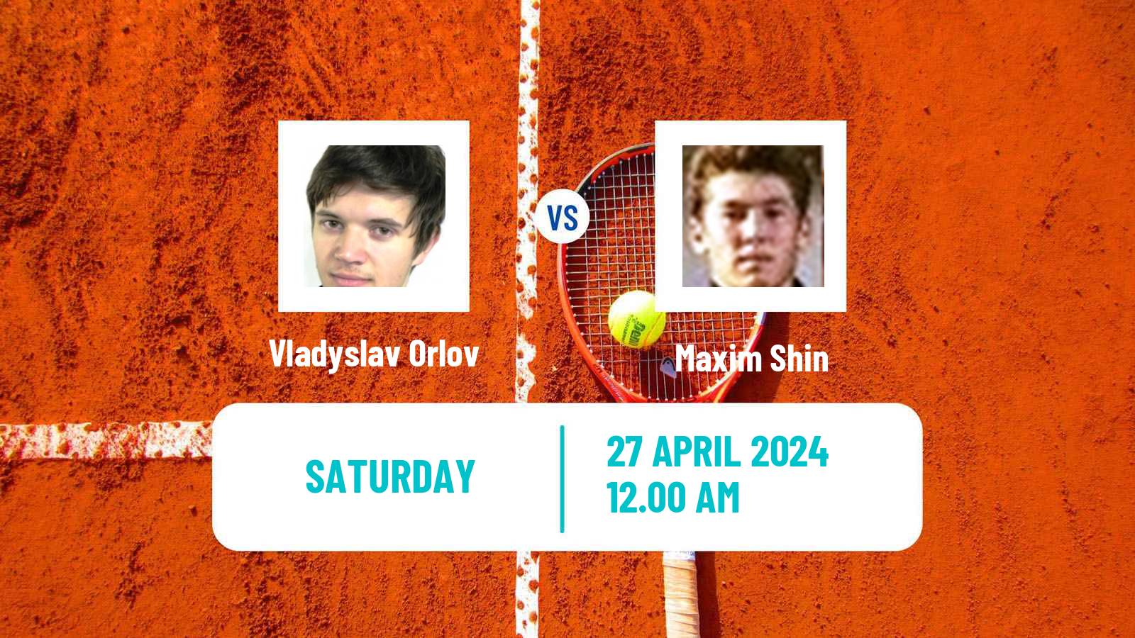 Tennis ITF M15 Shymkent 2 Men Vladyslav Orlov - Maxim Shin