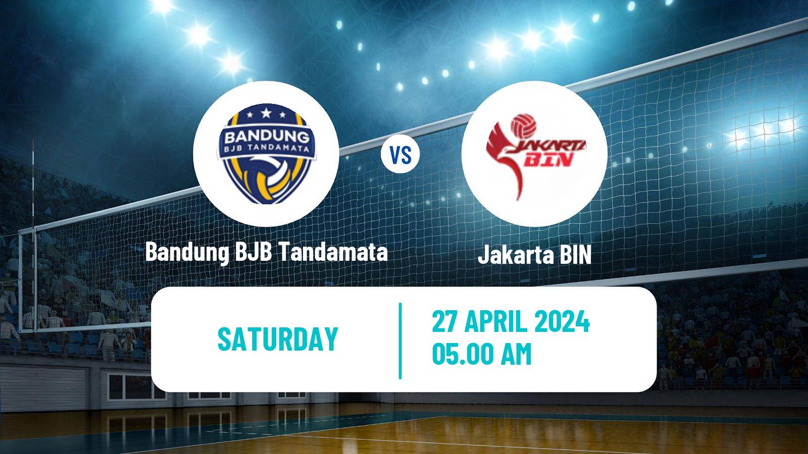 Volleyball Indonesian Proliga Volleyball Women Bandung BJB Tandamata - Jakarta BIN