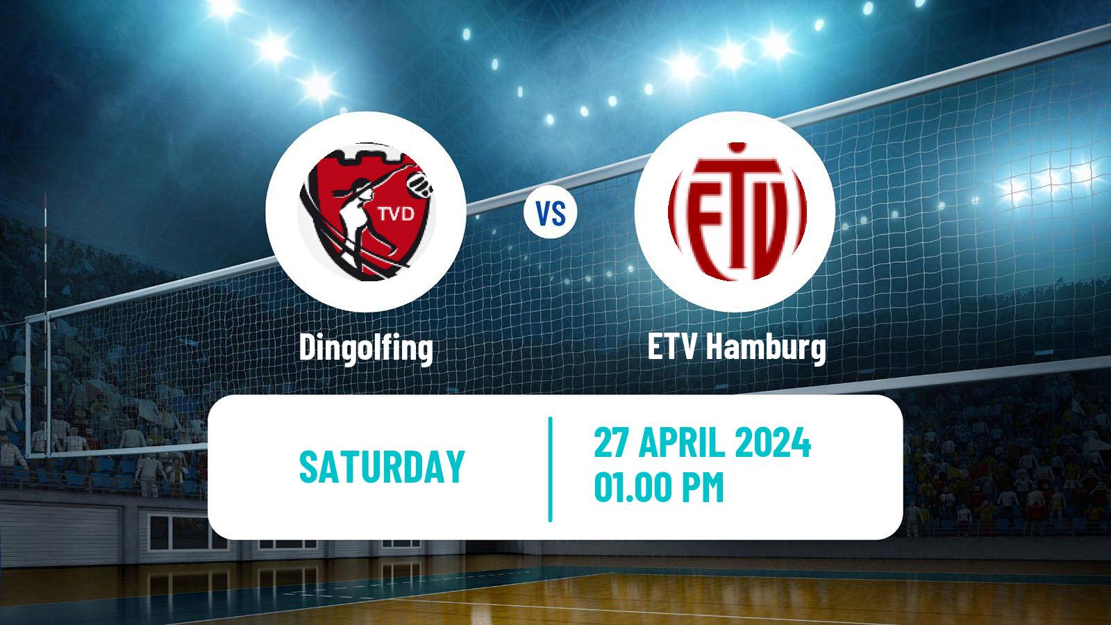 Volleyball German 2 Bundesliga Pro Volleyball Women Dingolfing - ETV Hamburg