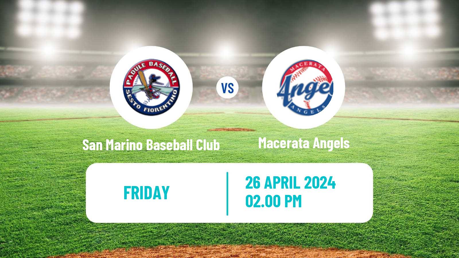 Baseball Italian Serie A1 Baseball San Marino Baseball Club - Macerata Angels