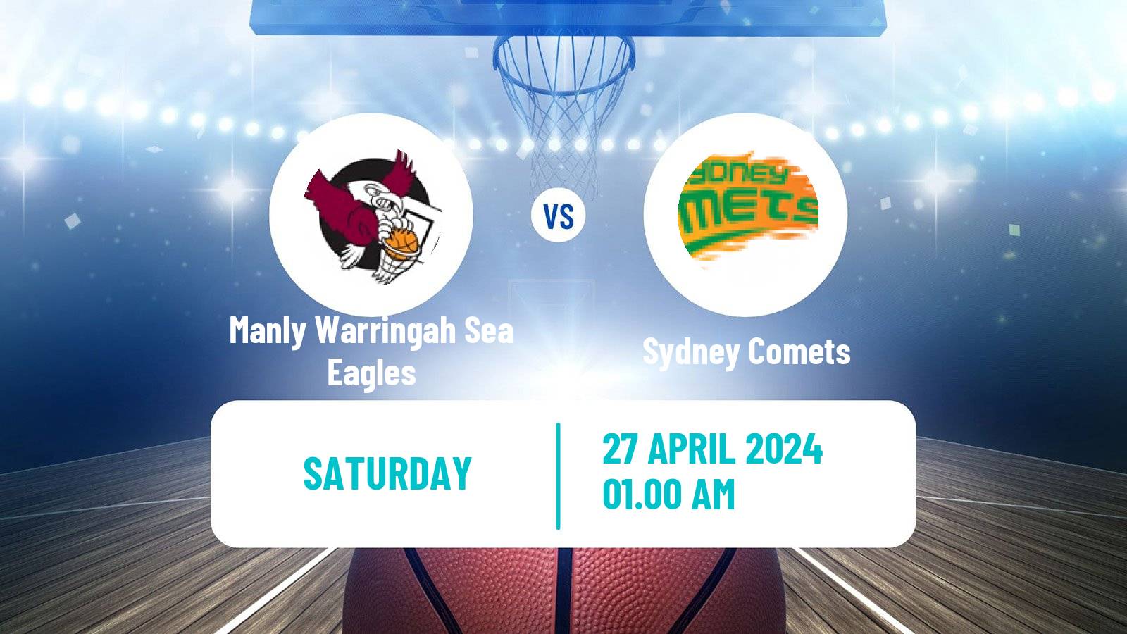 Basketball Australian NBL1 East Women Manly Warringah Sea Eagles - Sydney Comets