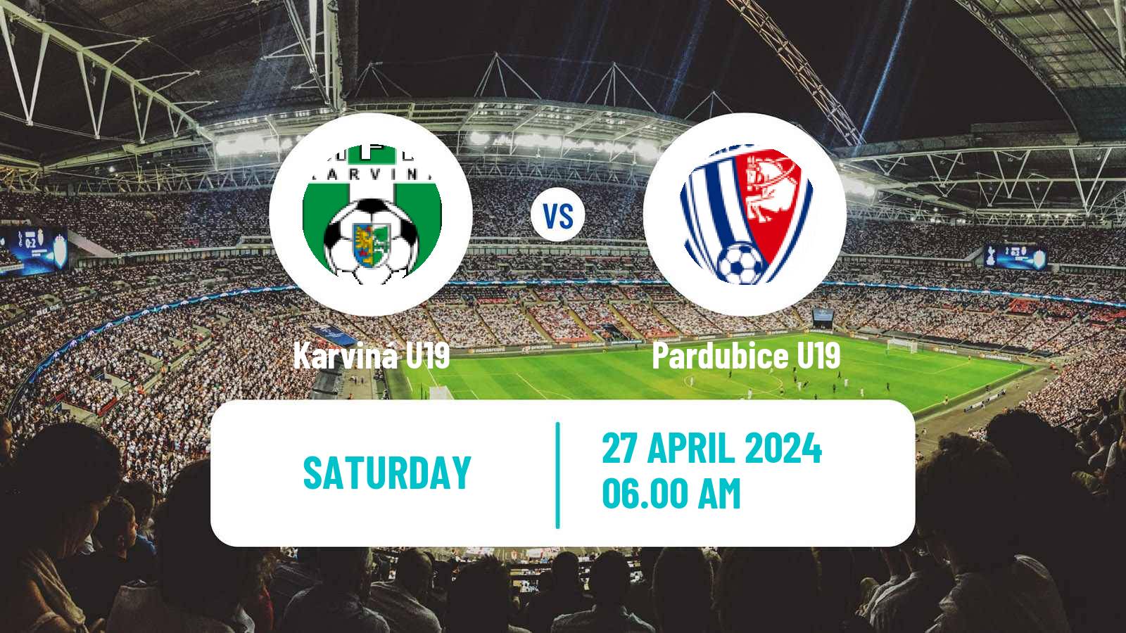 Soccer Czech U19 League Karviná U19 - Pardubice U19