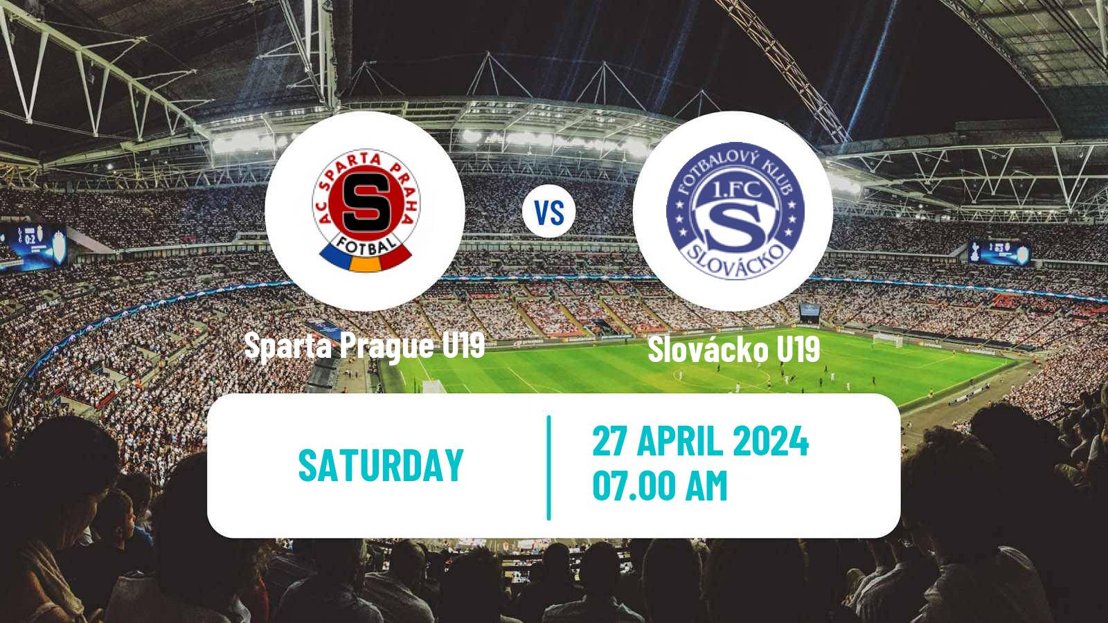 Soccer Czech U19 League Sparta Prague U19 - Slovácko U19