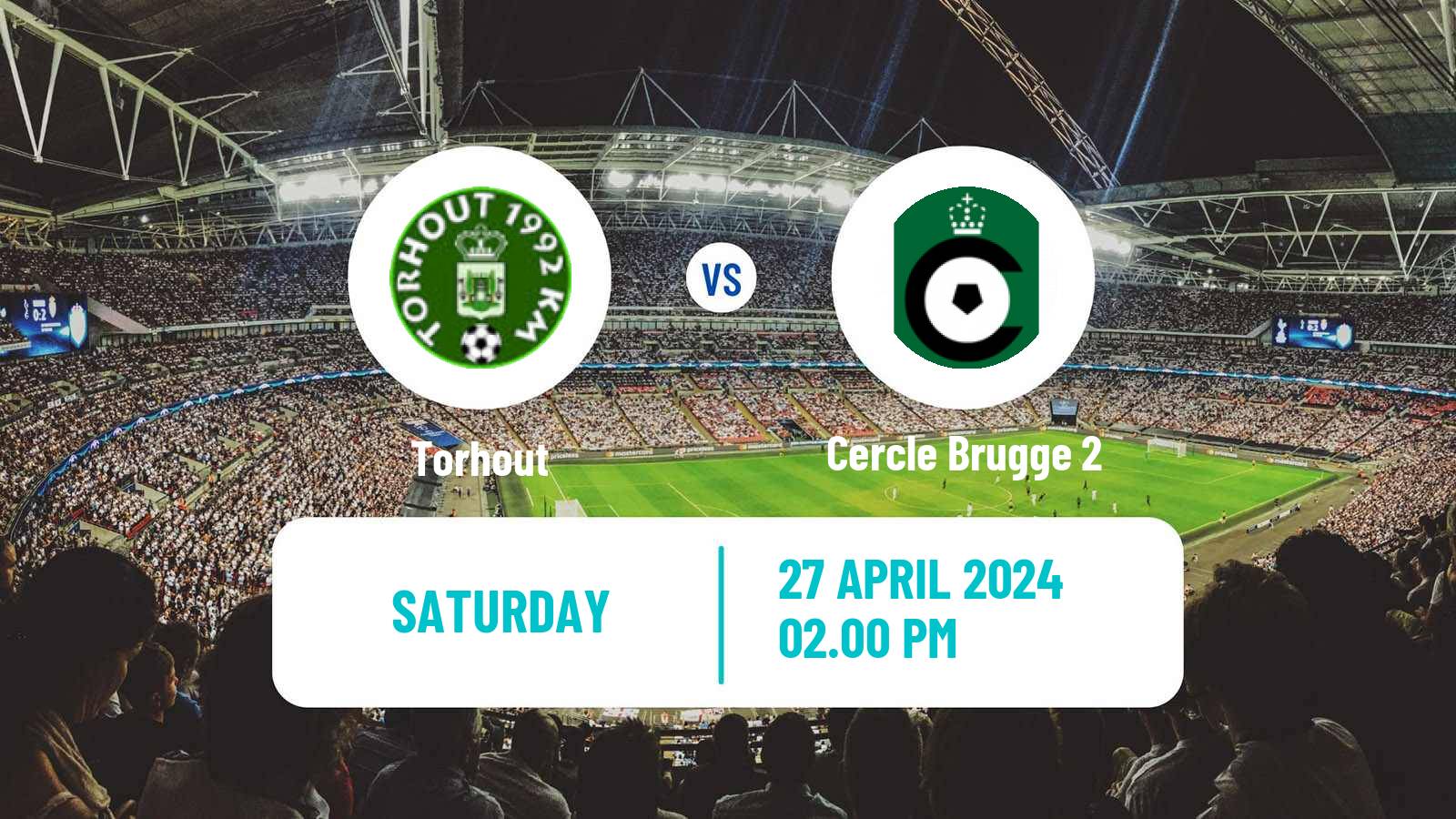 Soccer Belgian Second Amateur Division Group A Torhout - Cercle Brugge 2