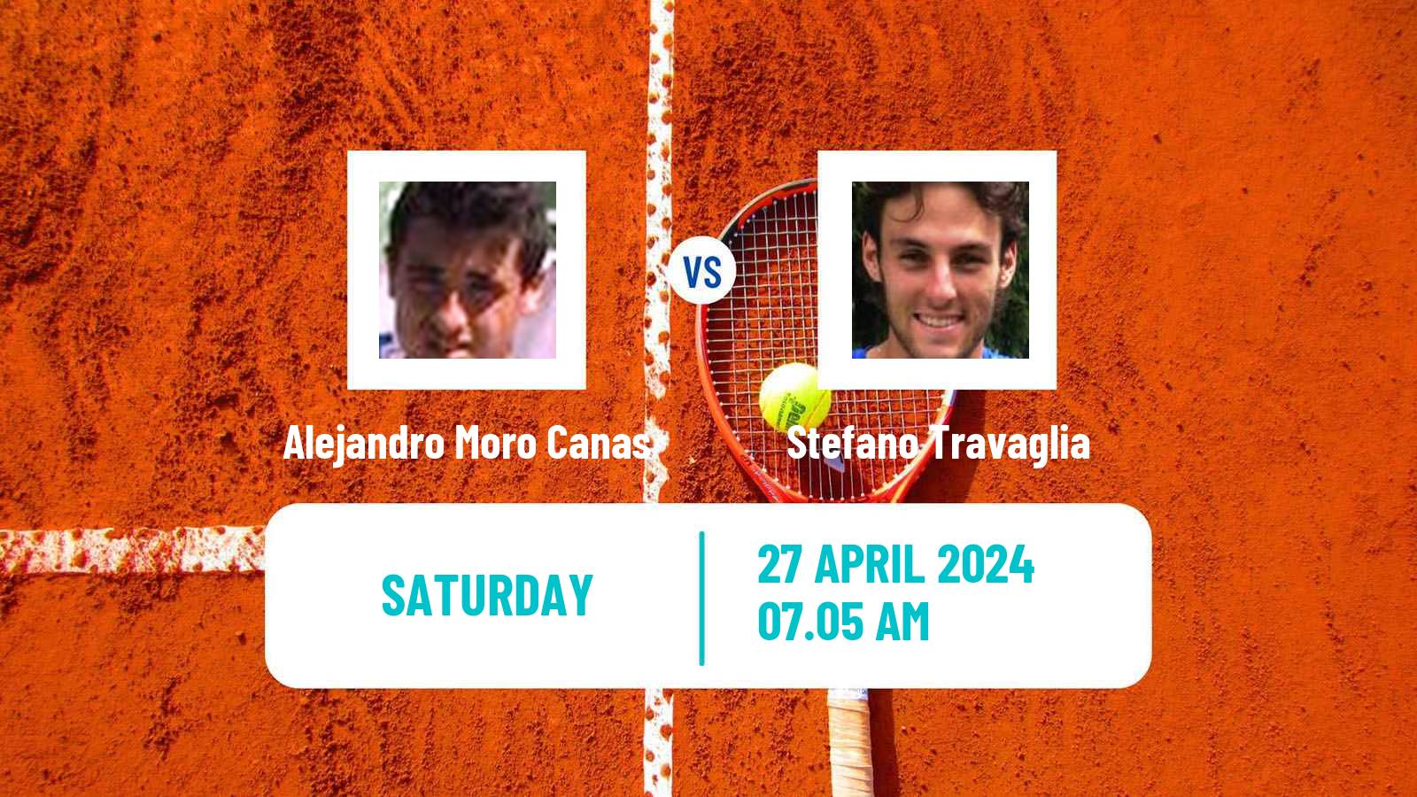 Tennis Rome Challenger Men Alejandro Moro Canas - Stefano Travaglia