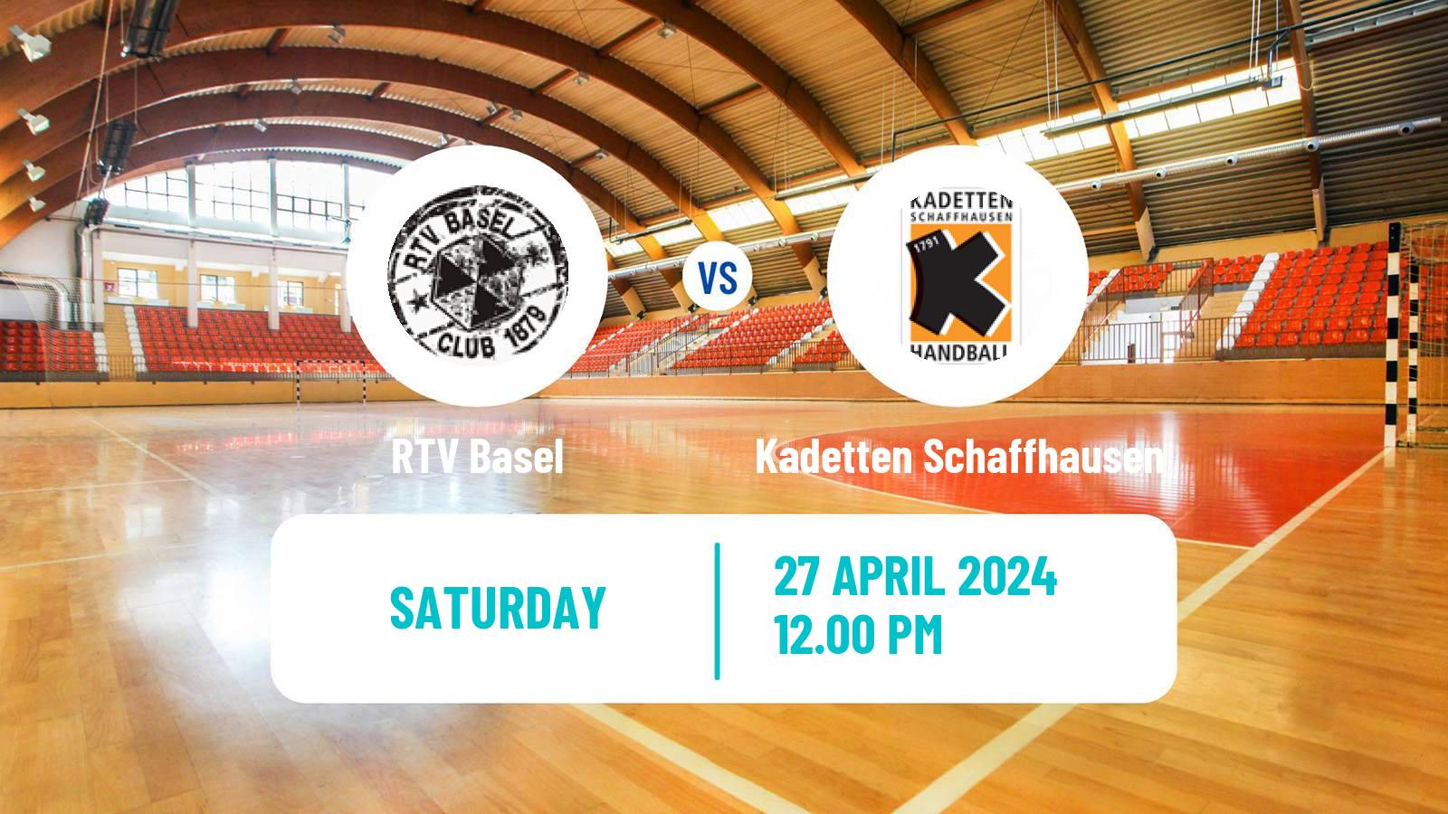 Handball Schweizer Cup Handball RTV Basel - Kadetten Schaffhausen