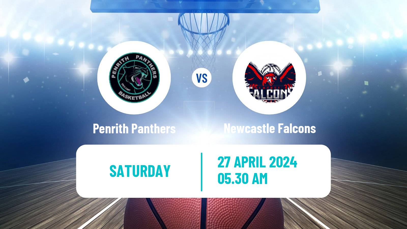 Basketball Australian NBL1 East Penrith Panthers - Newcastle Falcons