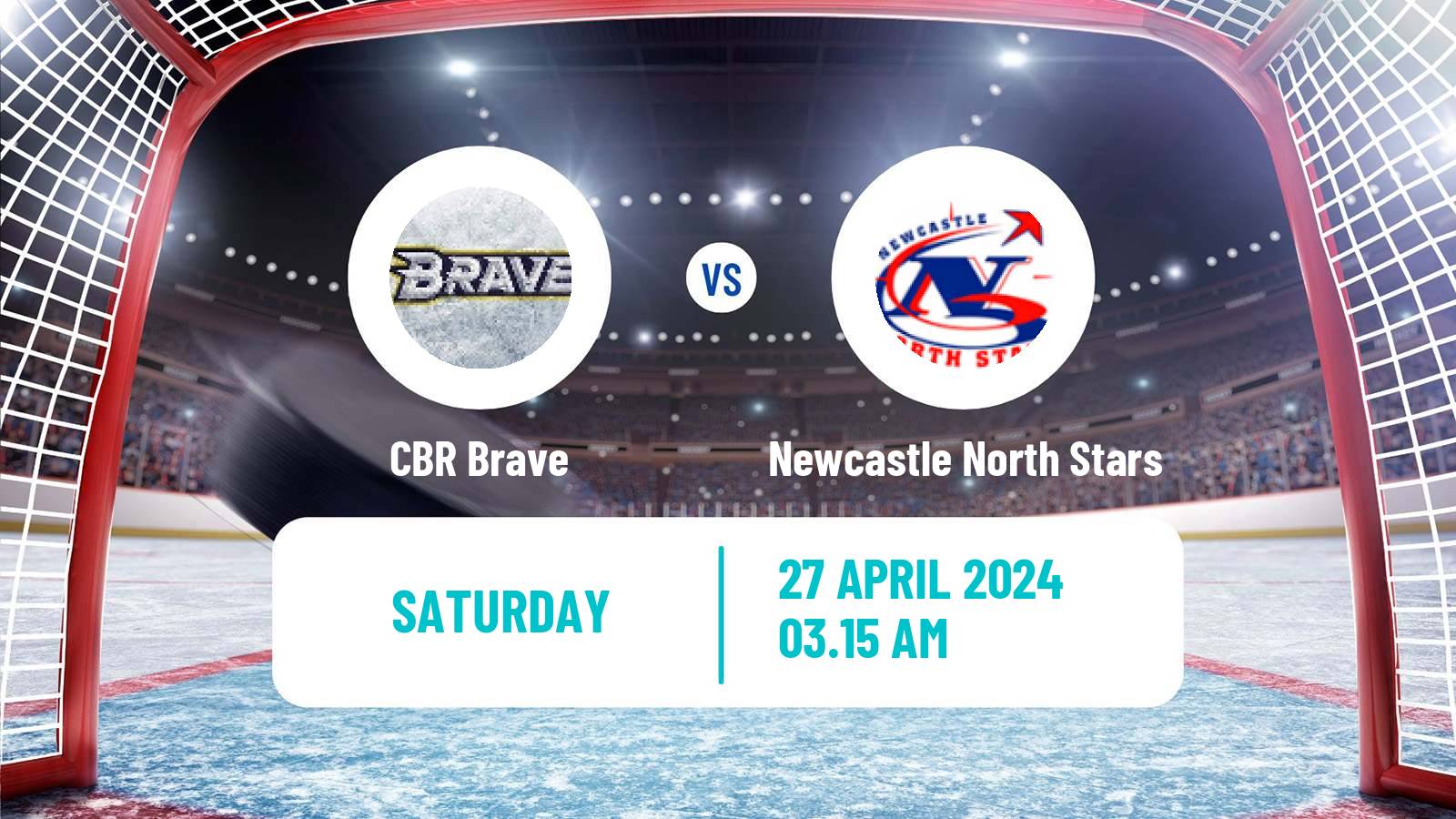 Hockey Australian Ice Hockey League CBR Brave - Newcastle North Stars
