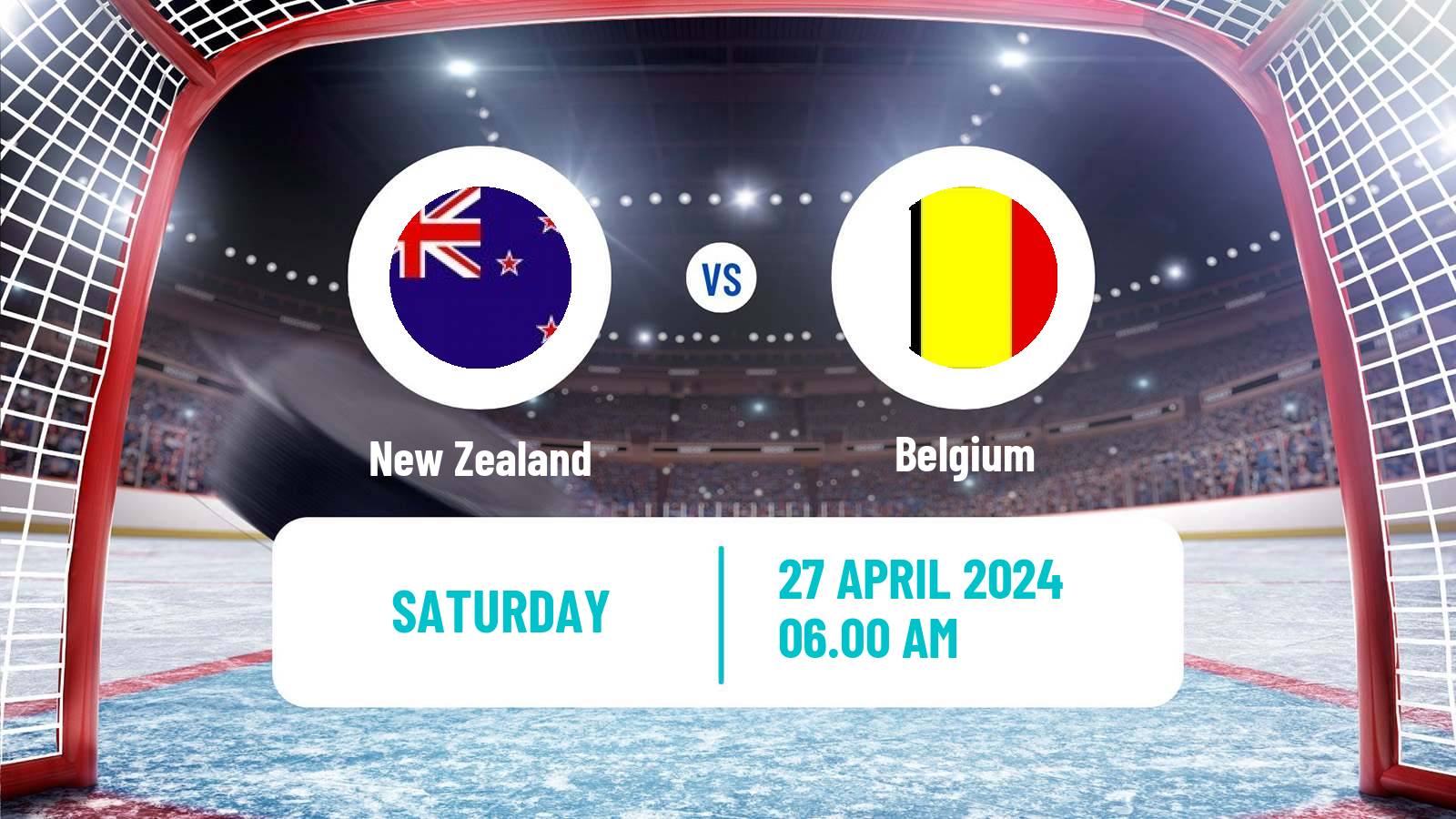 Hockey IIHF World Championship IIB New Zealand - Belgium
