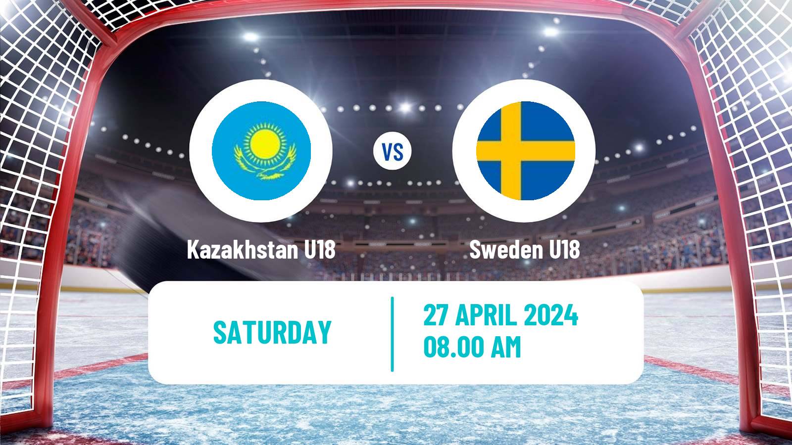 Hockey IIHF World U18 Championship Kazakhstan U18 - Sweden U18