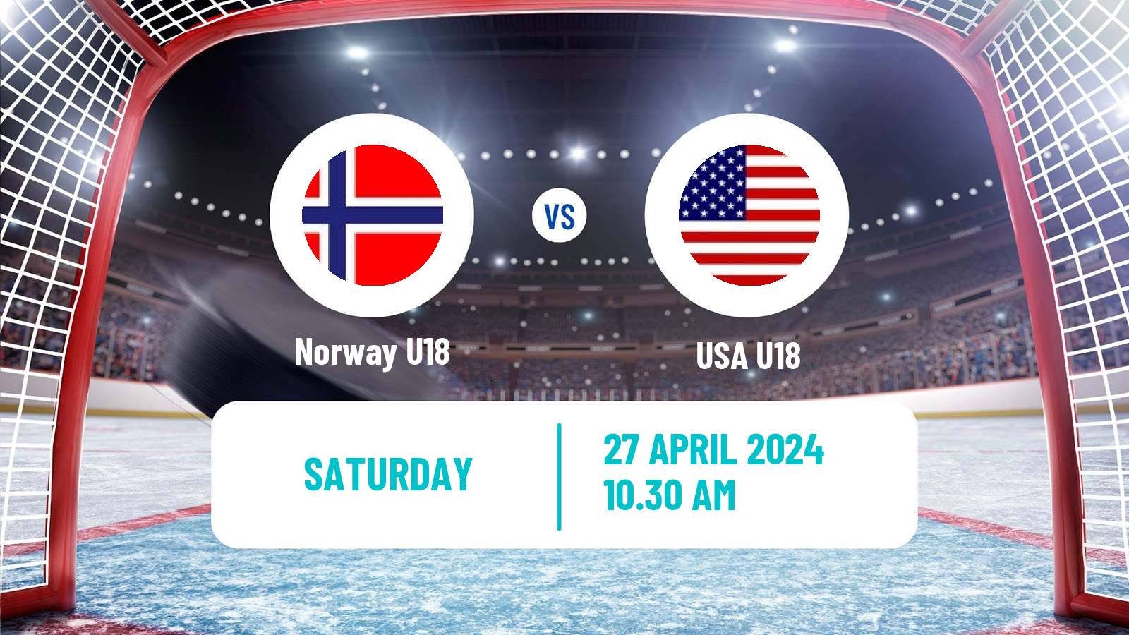 Hockey IIHF World U18 Championship Norway U18 - USA U18