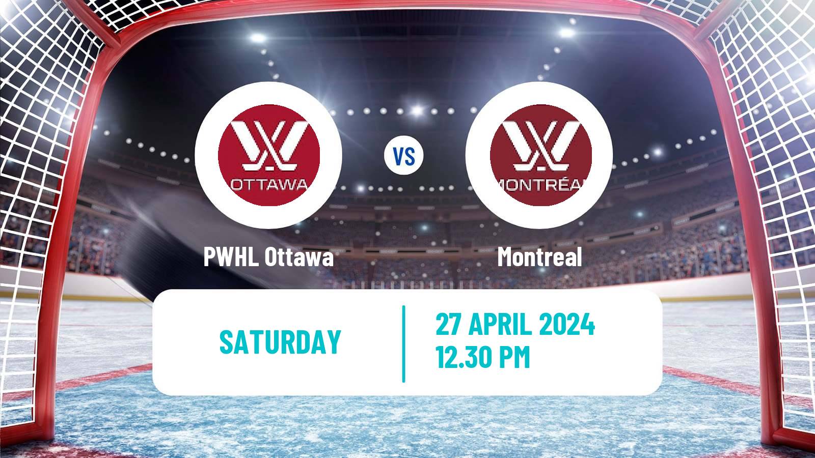 Hockey PWHL Women Ottawa - Montreal