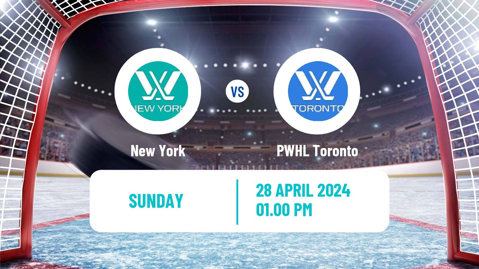 Hockey PWHL Women New York - Toronto